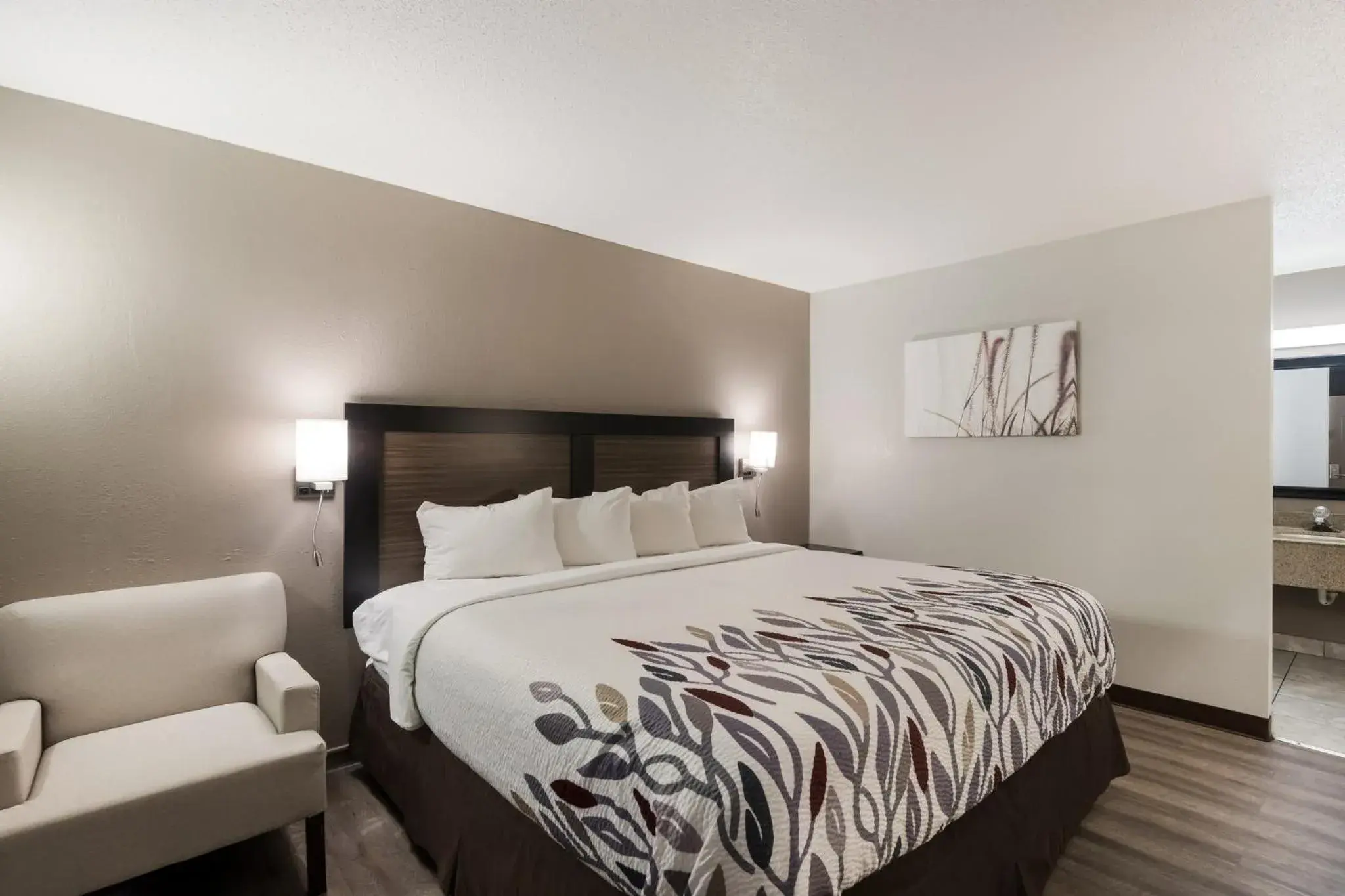 Superior King Room Non-Smoking in Red Roof Inn Lenoir Superior King Room Non-Smoking in Red Roof Inn Lenoir