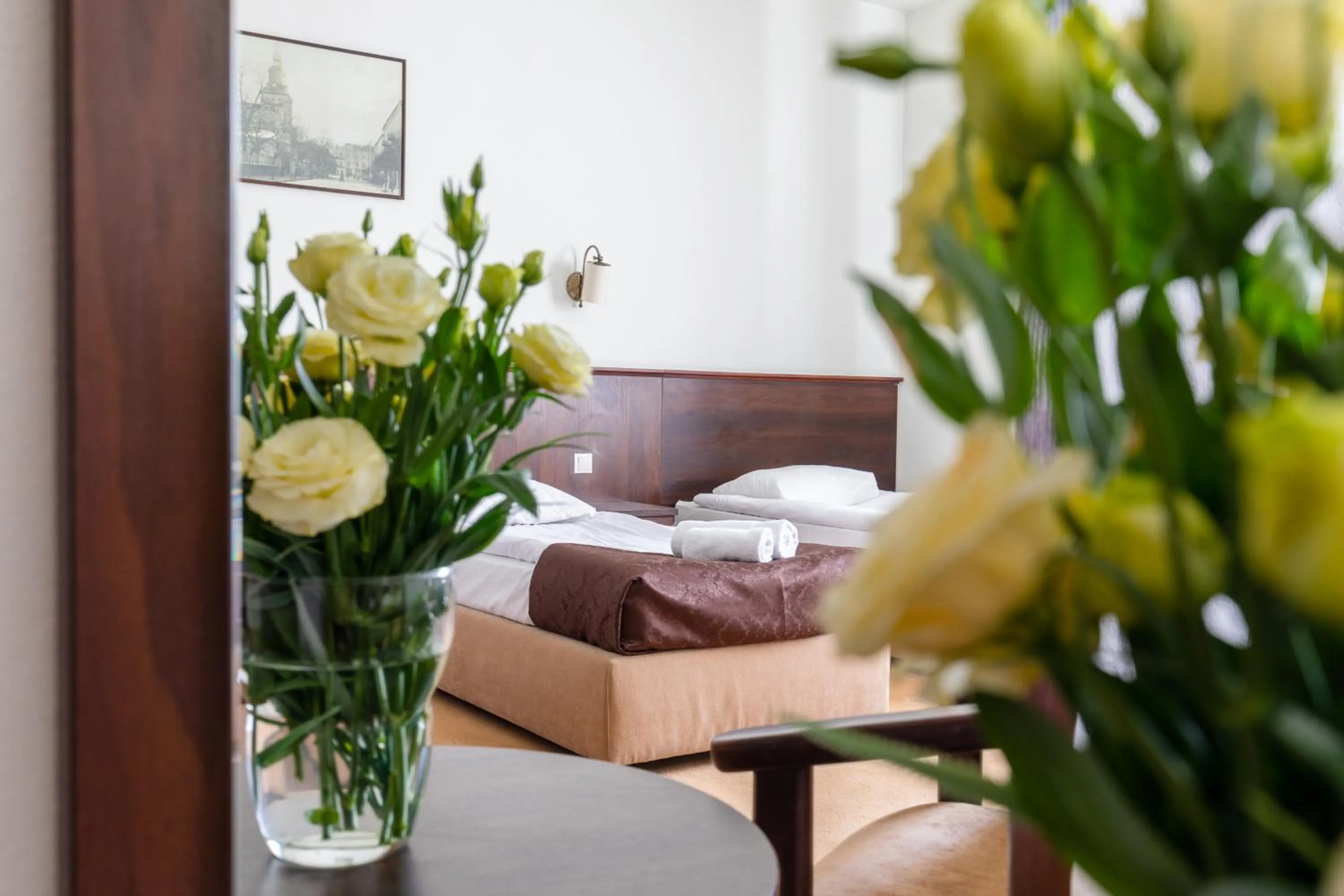 Bedroom, Bed in Kamienica Szefferów 1848 r.