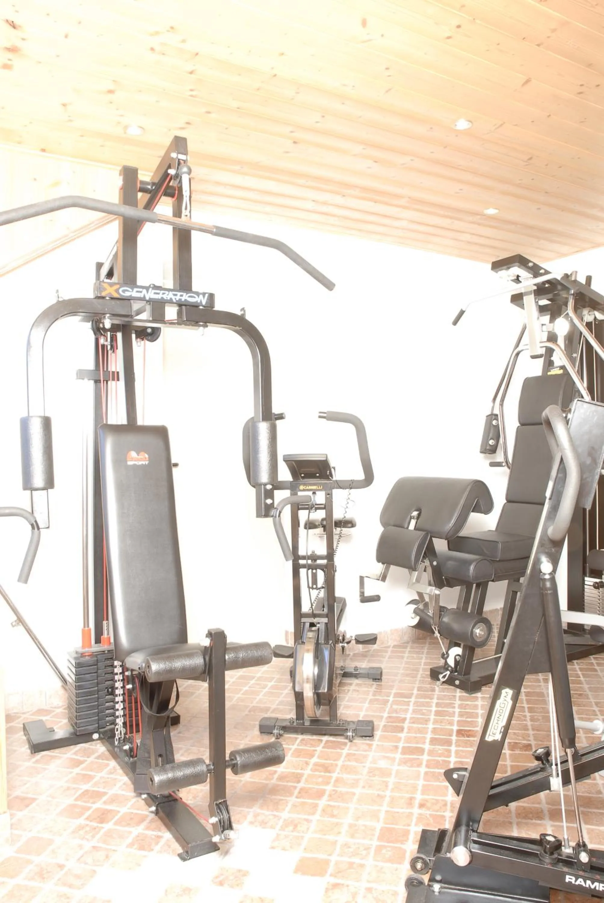 Fitness centre/facilities in Hotel Michela
