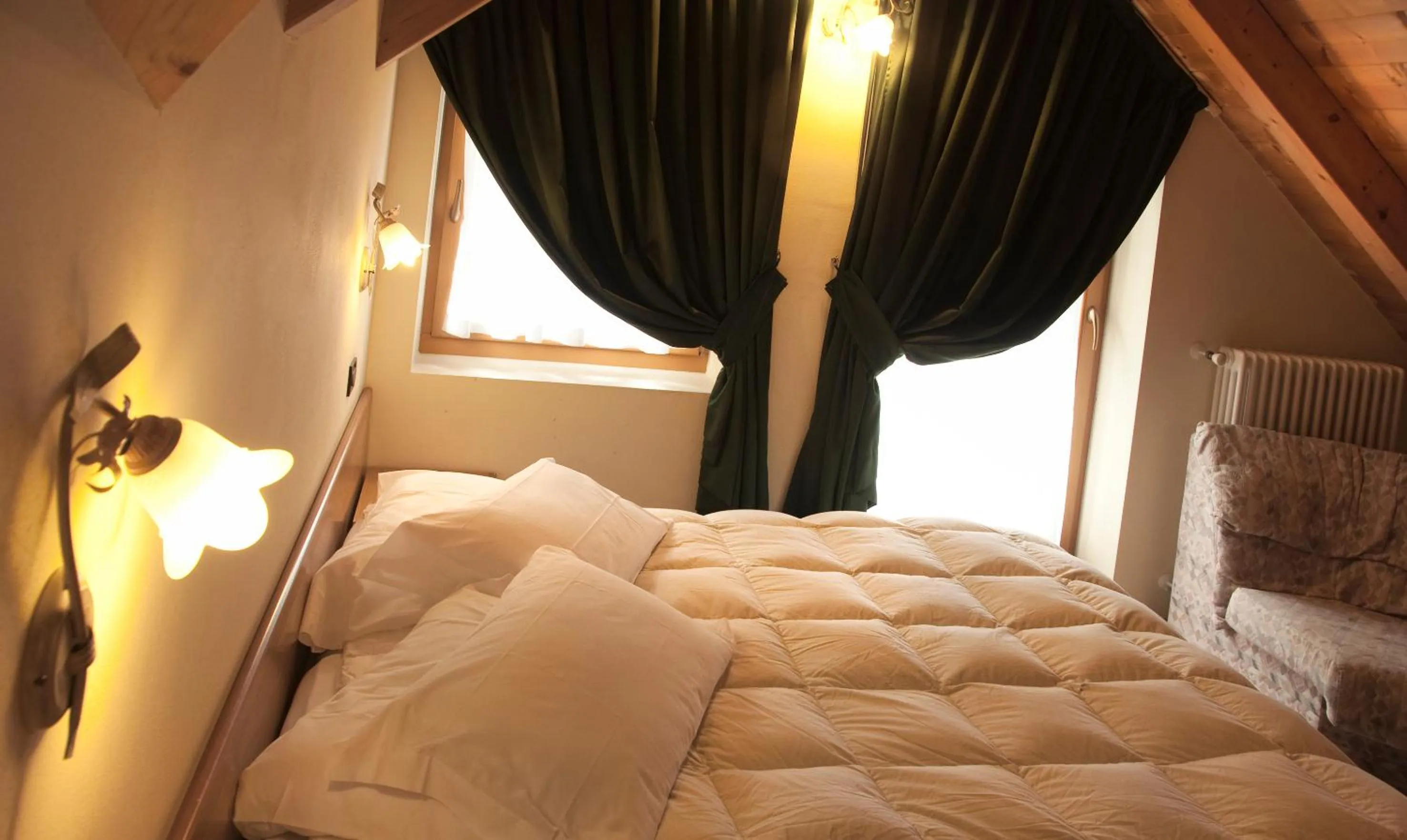 Bed in Hotel Michela