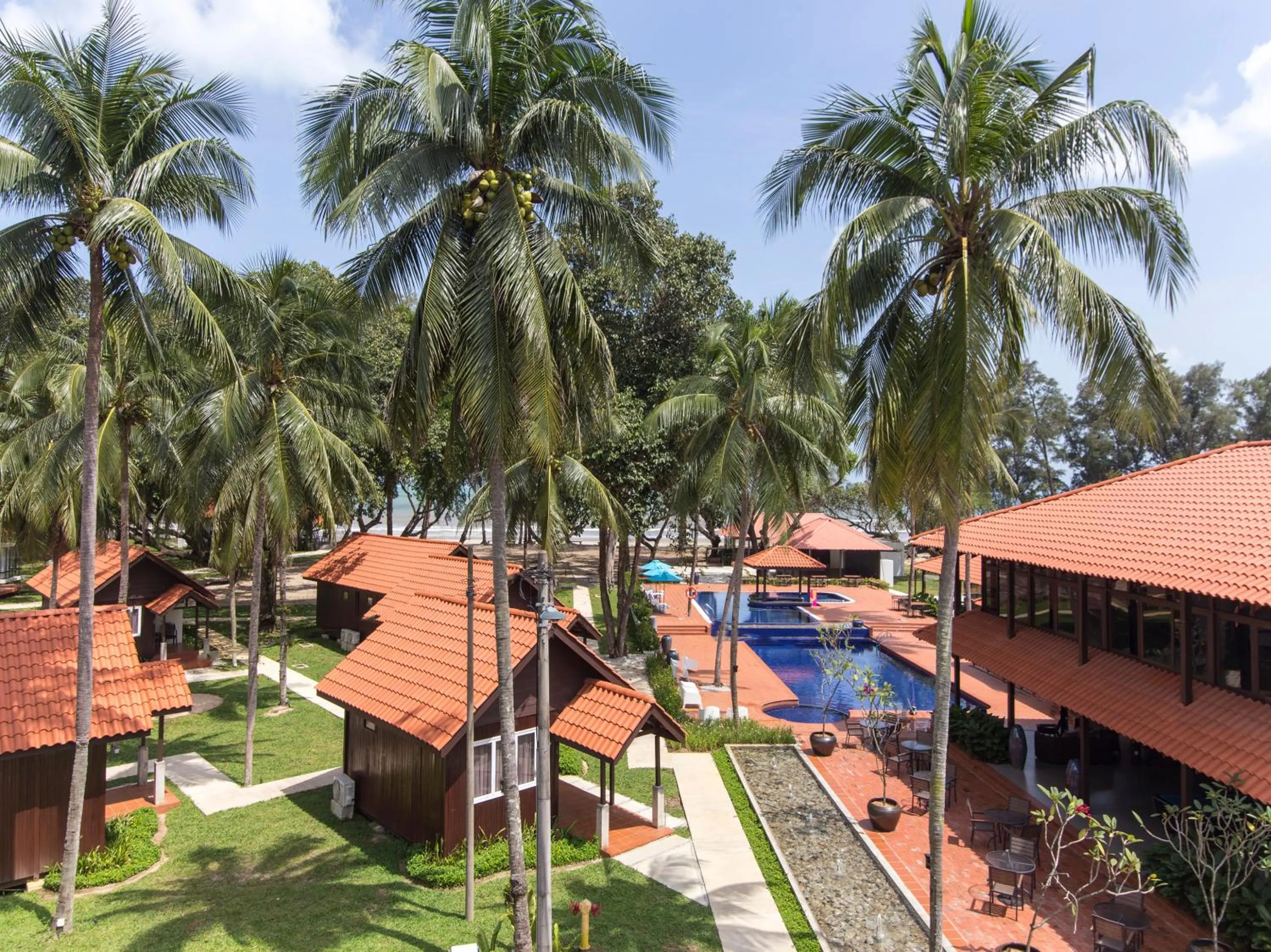 Facade/entrance in Adena Beach Resort
