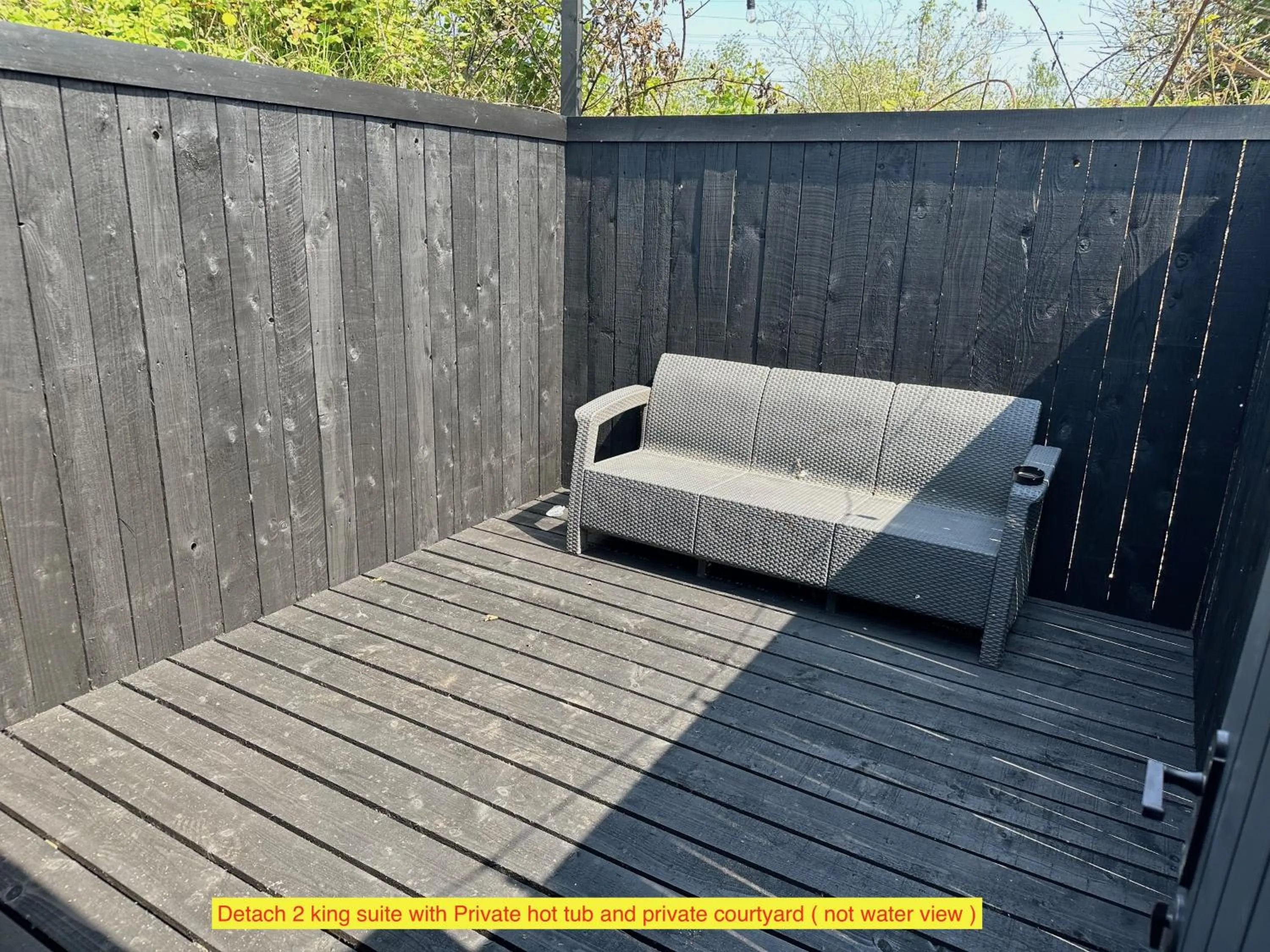 Inner courtyard view in TheWaterfrontLodges