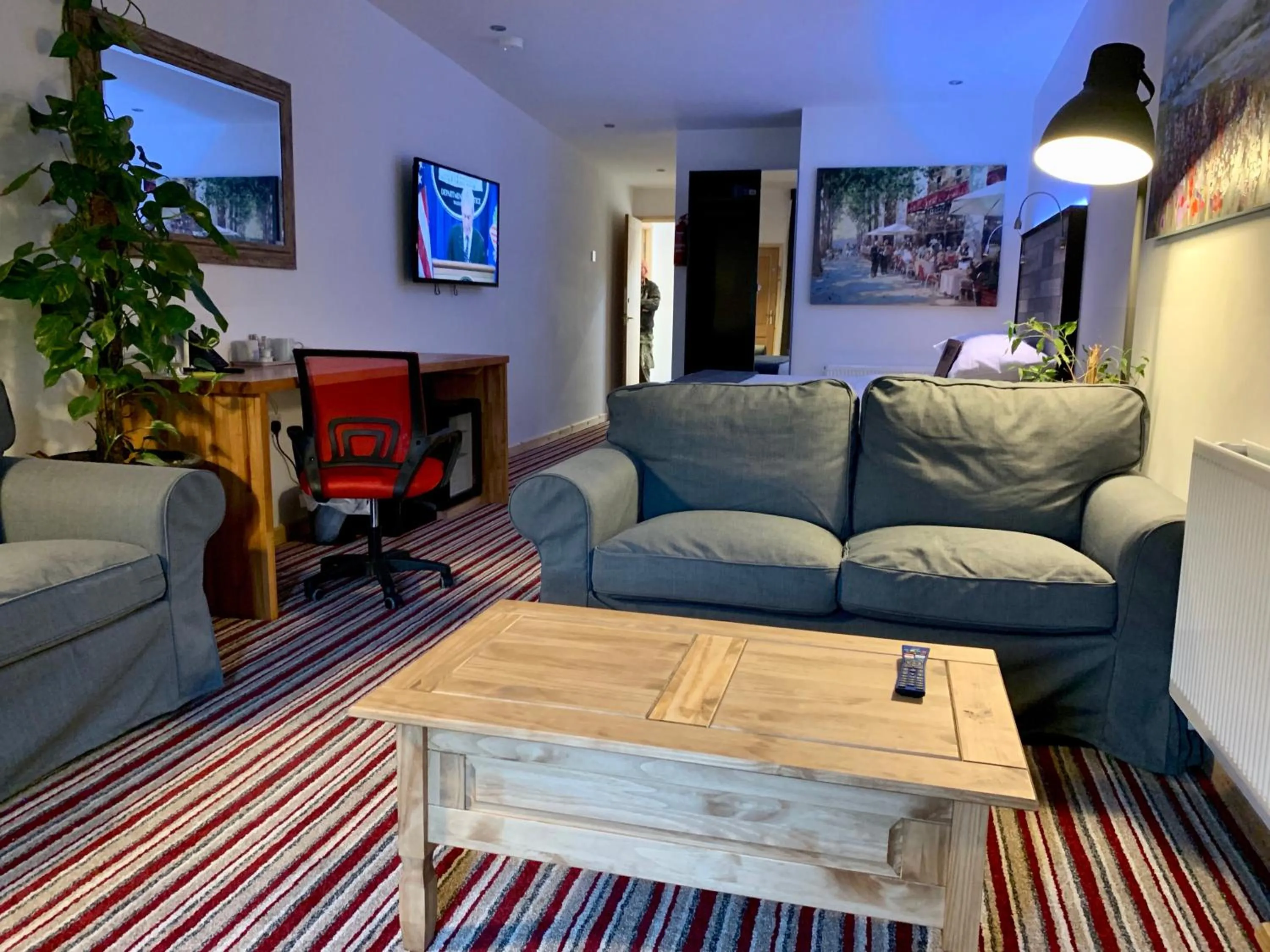Seating area in TheWaterfrontLodges