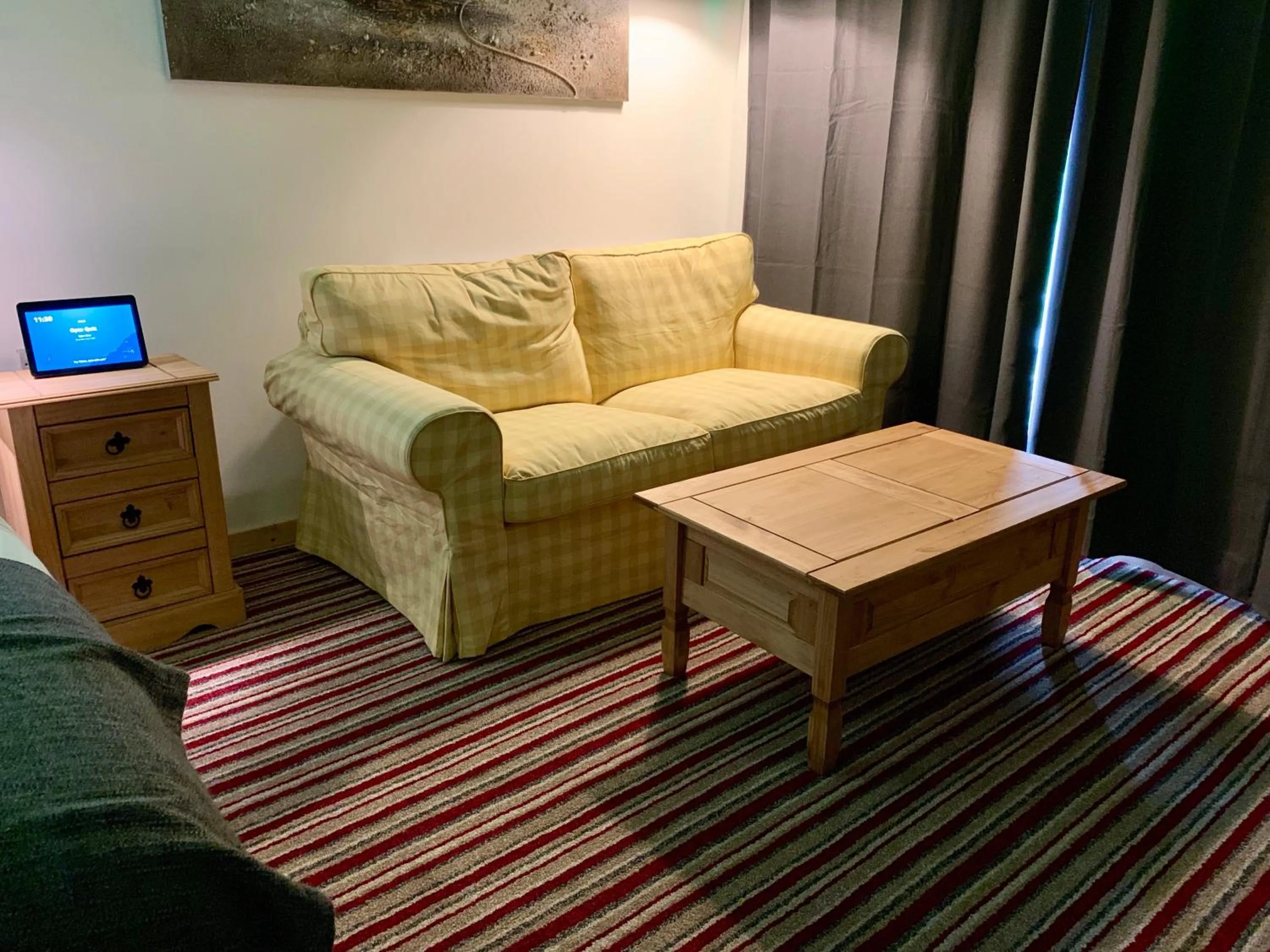 Seating area in TheWaterfrontLodges