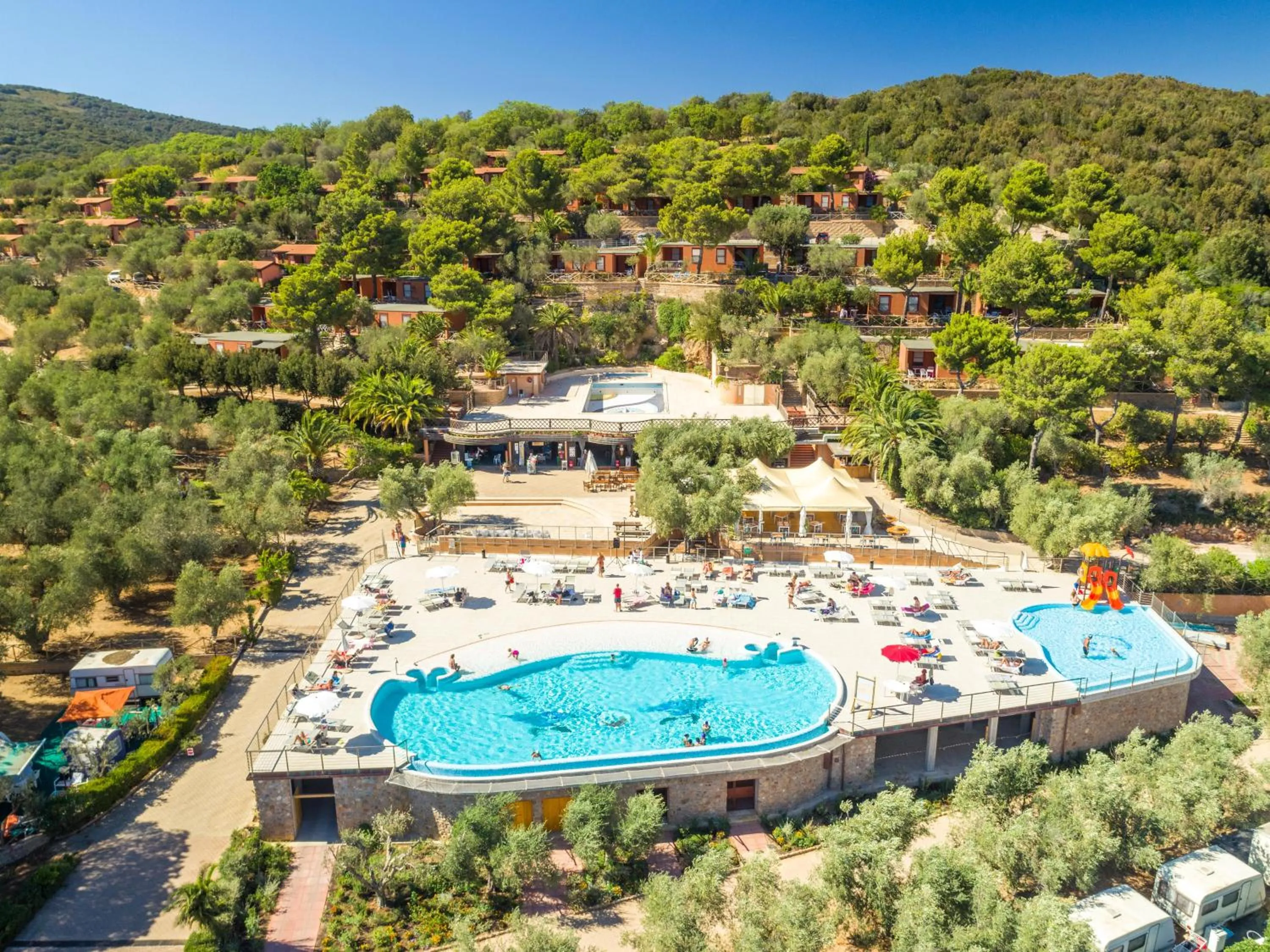 Swimming pool in Gitavillage Talamone