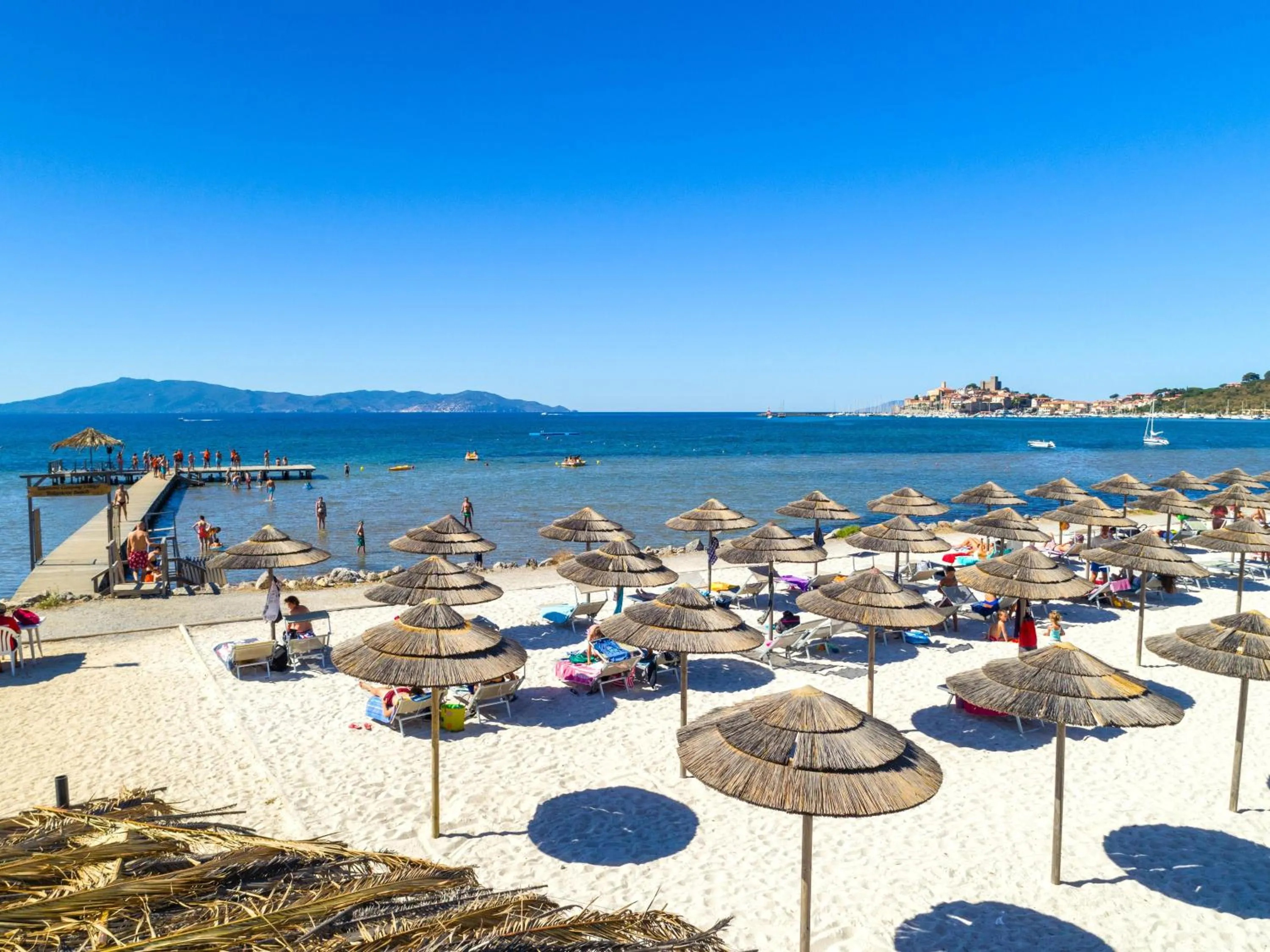 Beach in Gitavillage Talamone