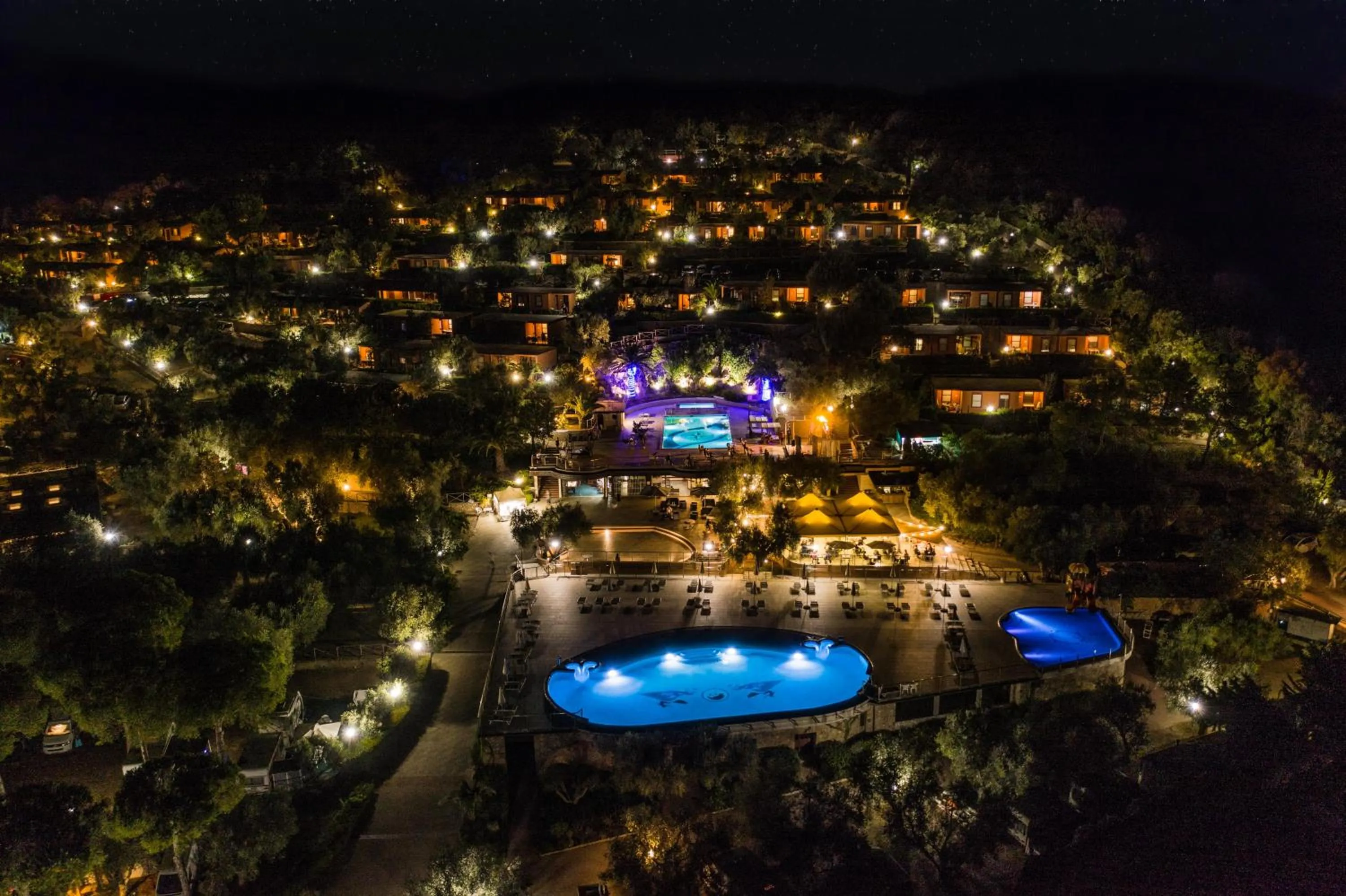 Bird's eye view in Gitavillage Talamone