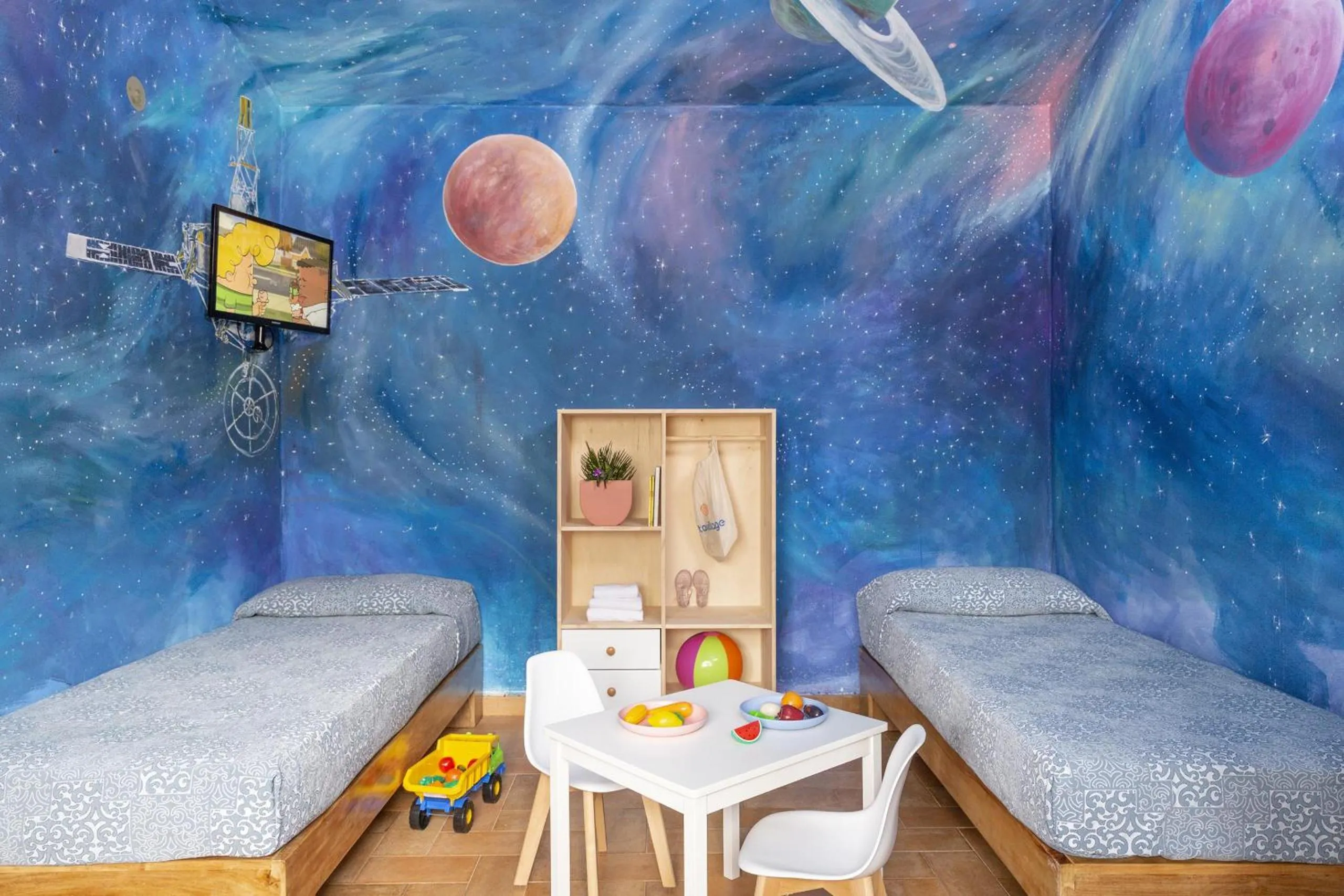 Photo of the whole room, Bed in Gitavillage Il Gabbiano