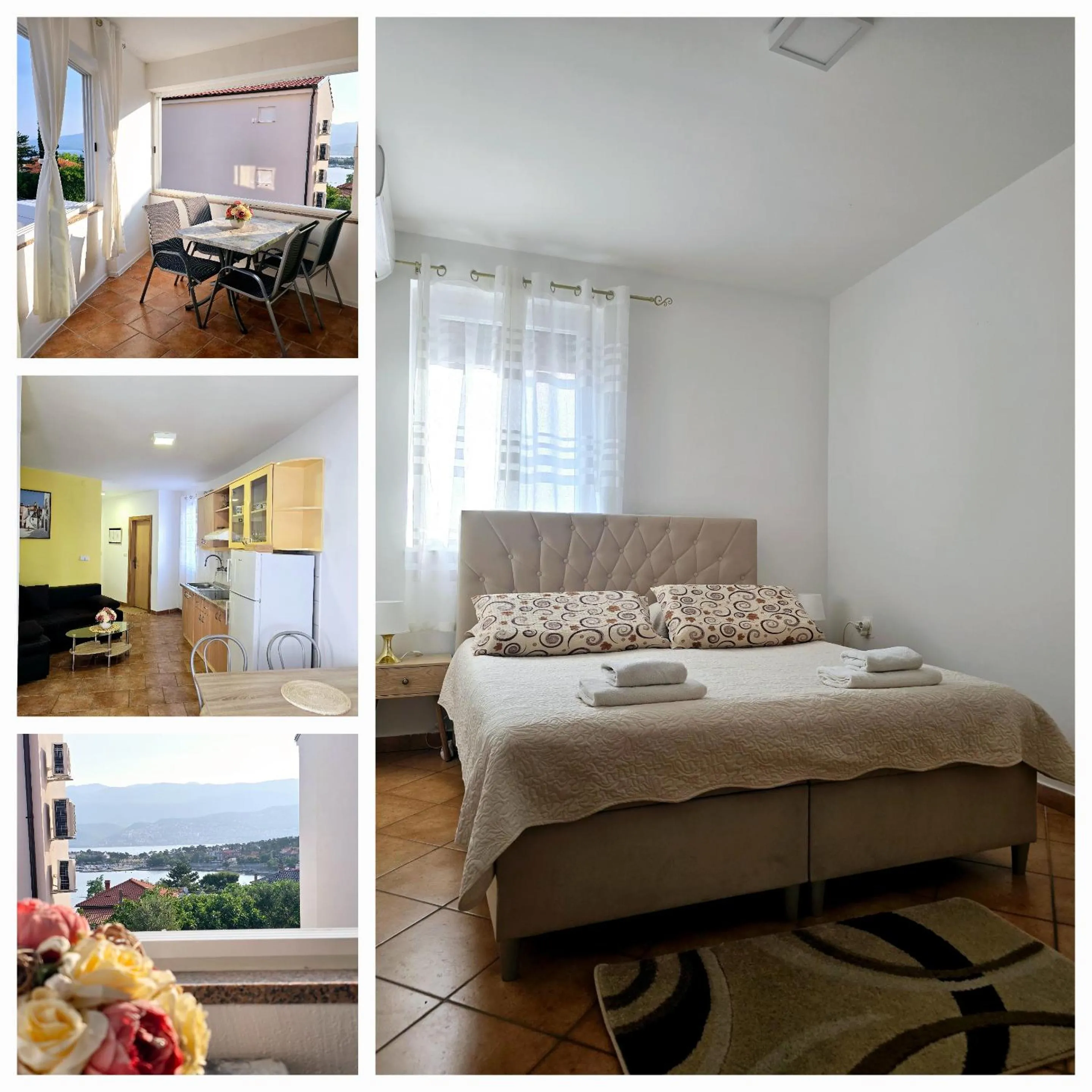 Bed in Apartments Vugica Šilo