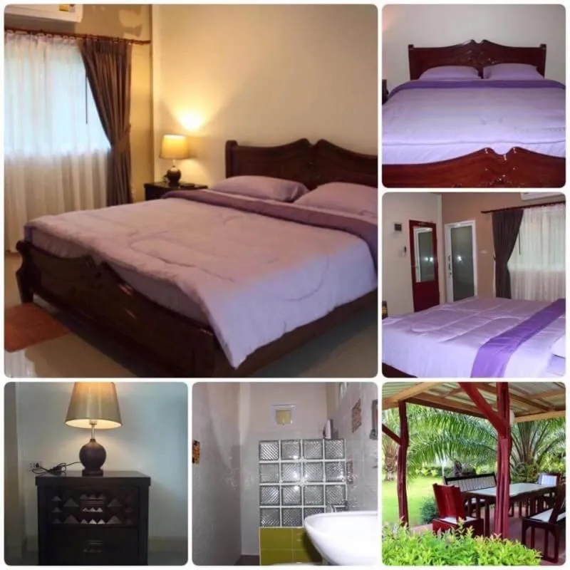 Bed in Baan Suan Nam Resort