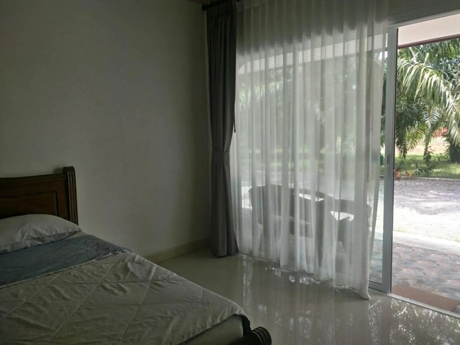 Bed in Baan Suan Nam Resort