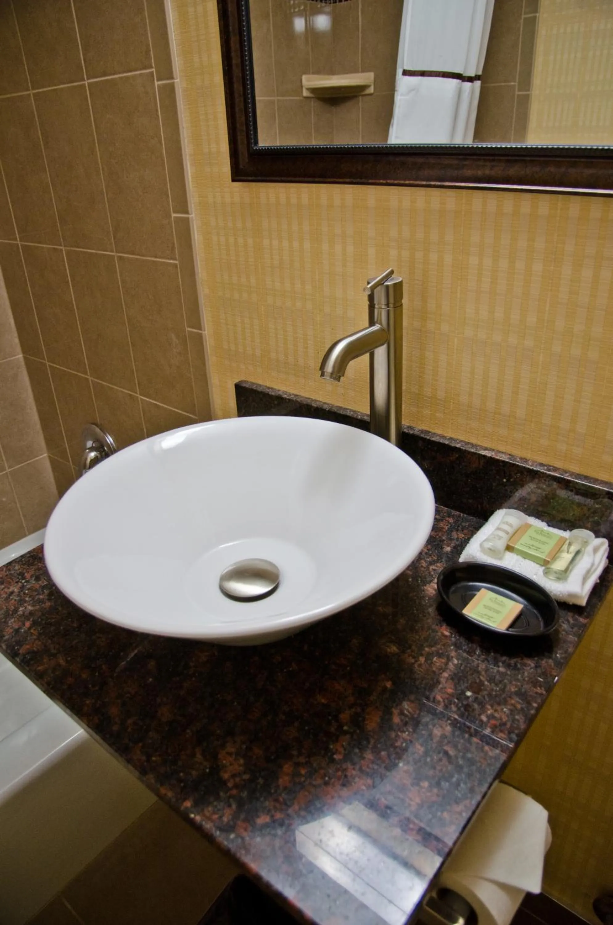 Bathroom in Aashram Hotel by Niagara River