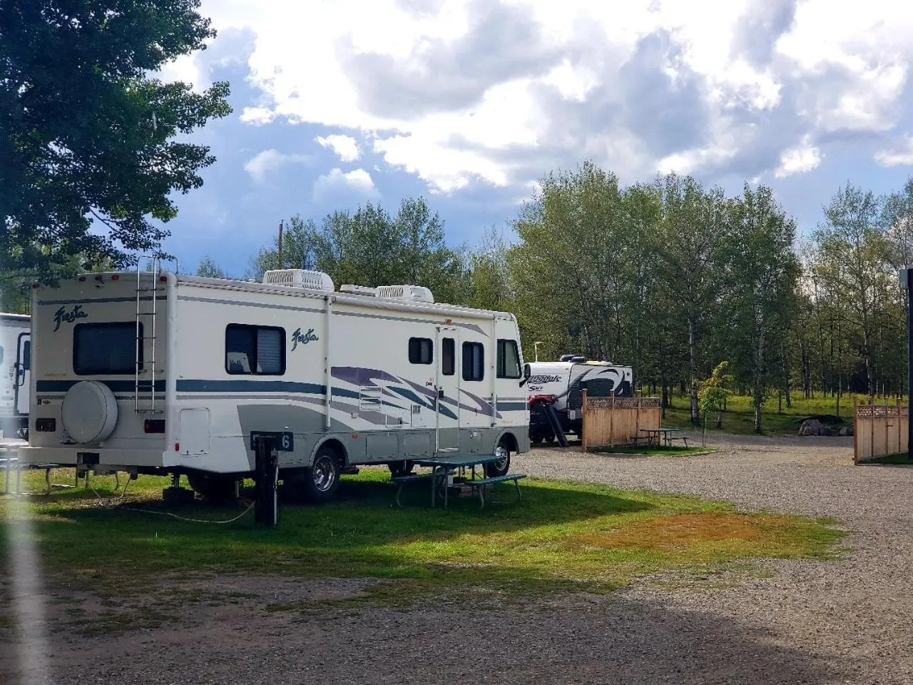 Facade/entrance in 100 Mile Motel & RV Park