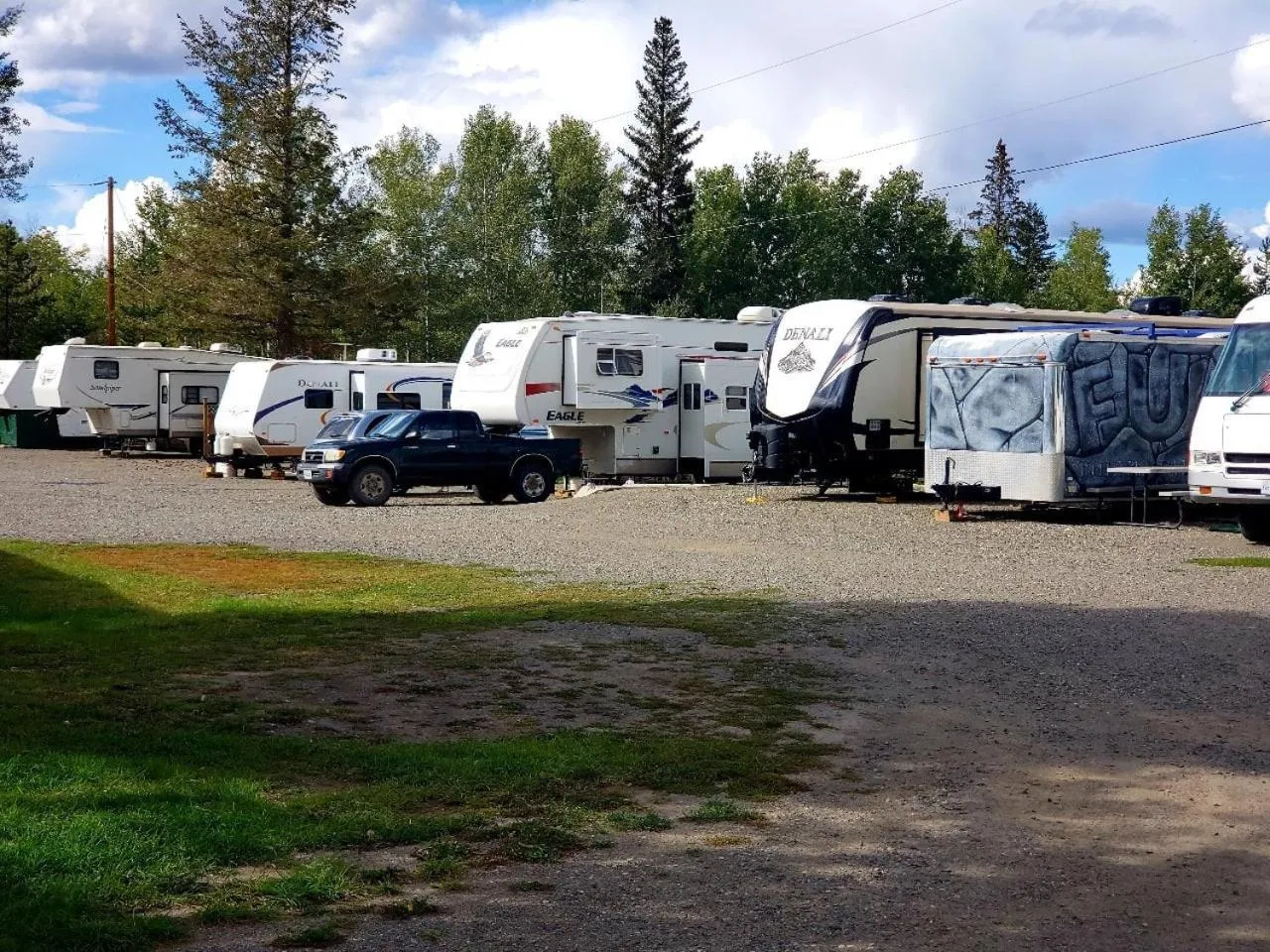 On site in 100 Mile Motel & RV Park