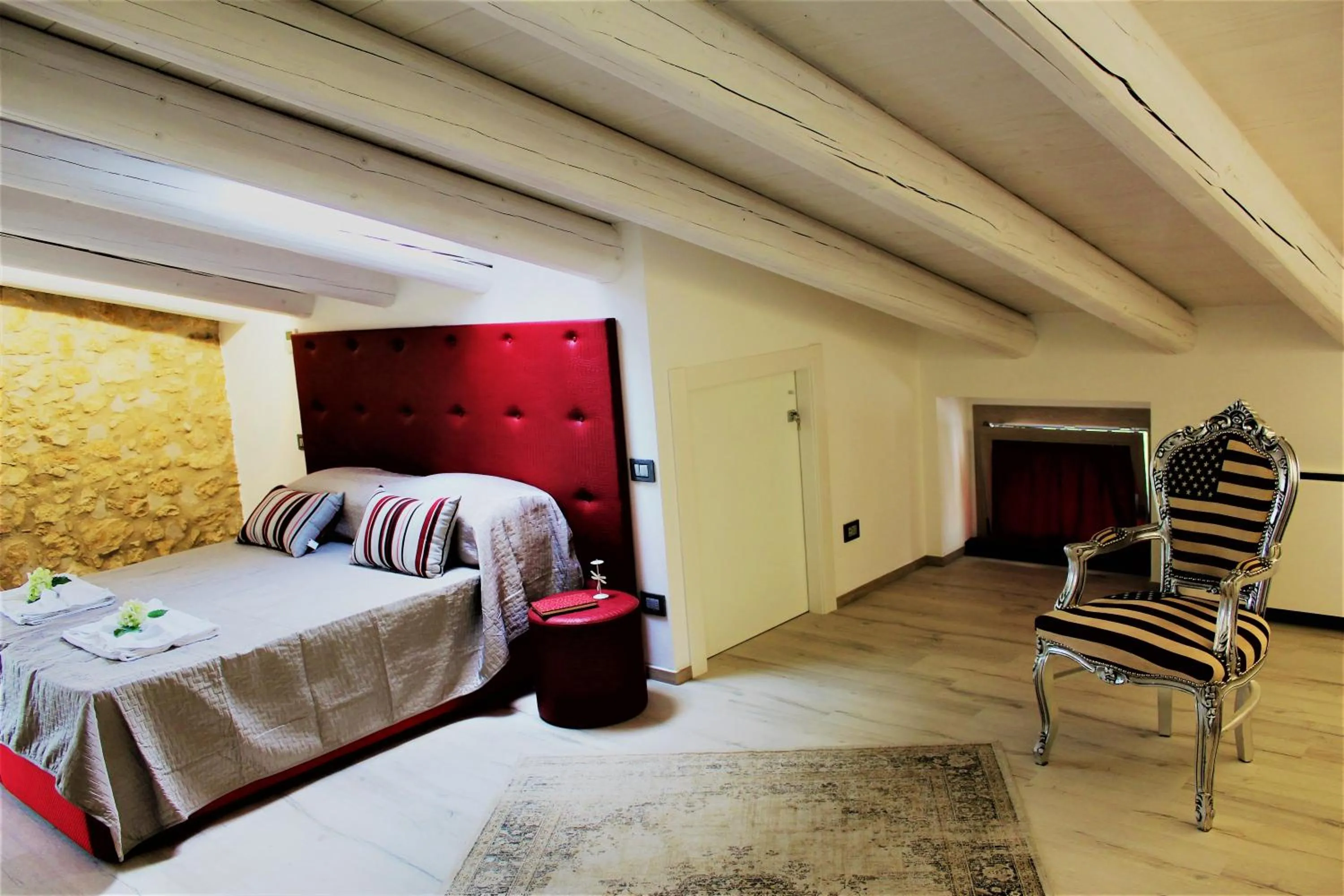 Bed in B&B Arco di Vino