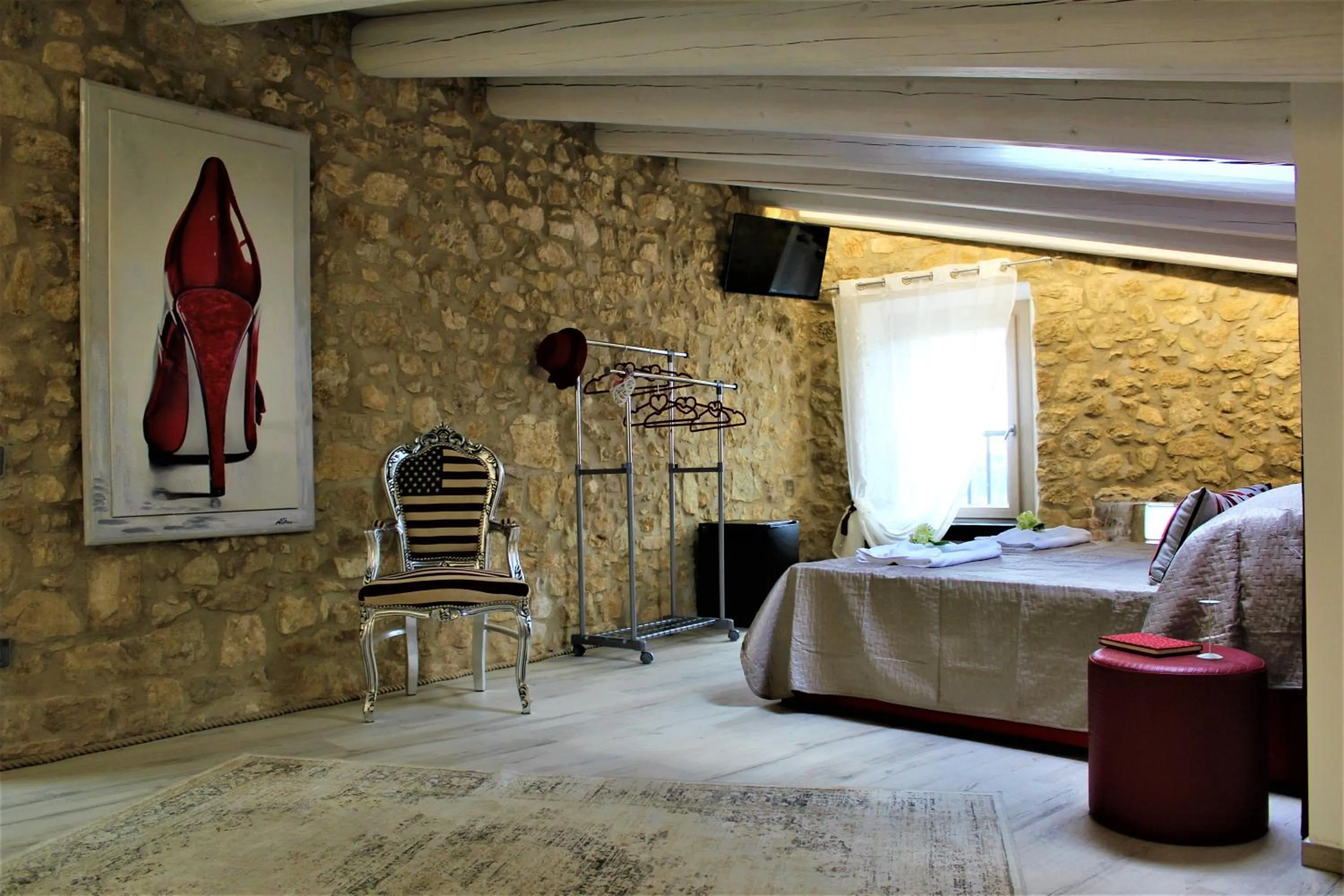 Bed in B&B Arco di Vino