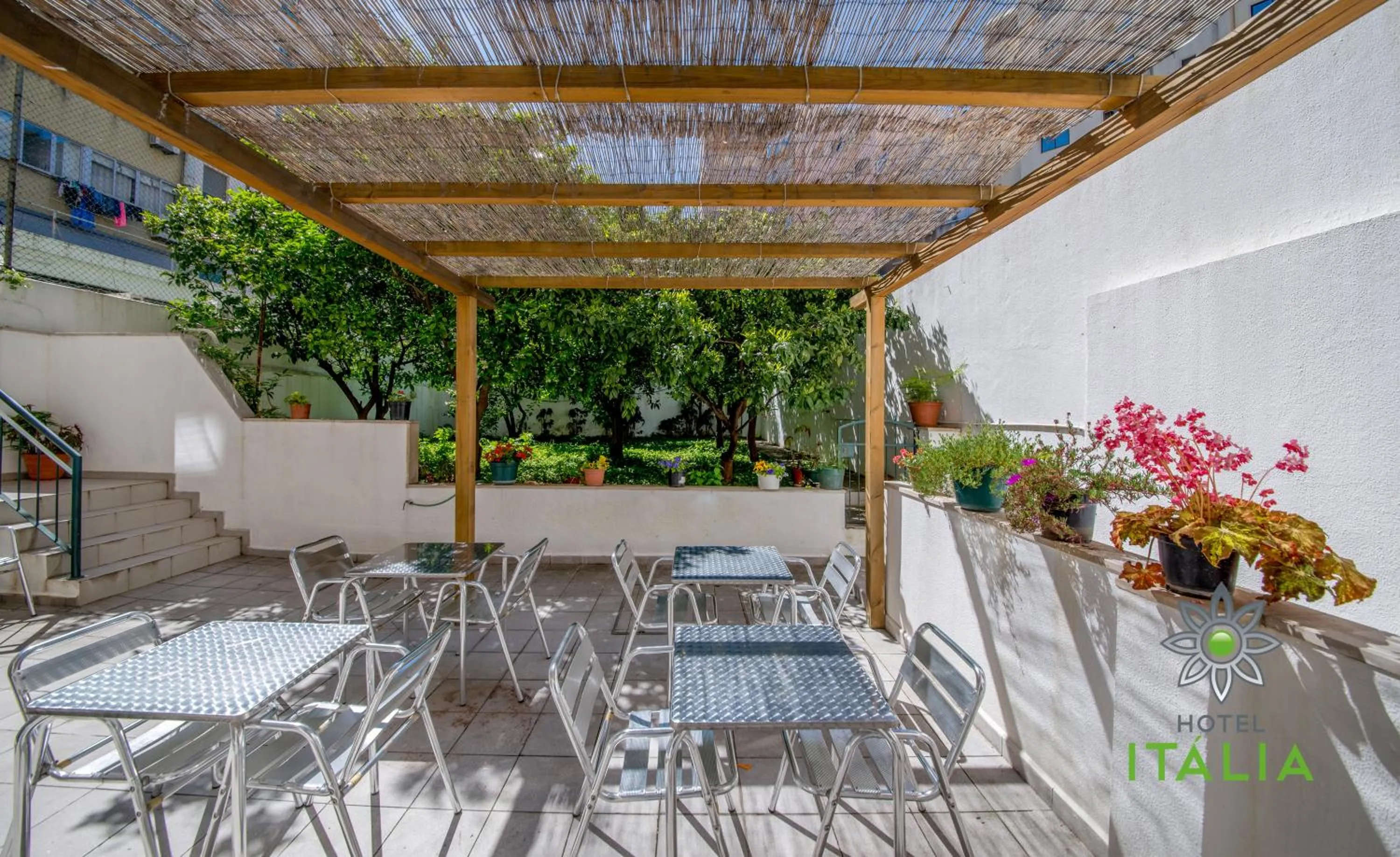 Patio in Hotel Italia