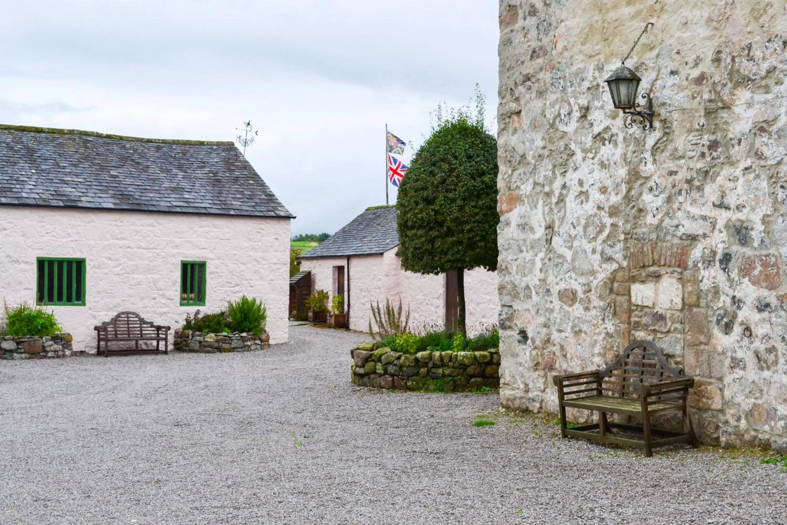 Property building in The Lady Maxwell Room at Buittle Castle