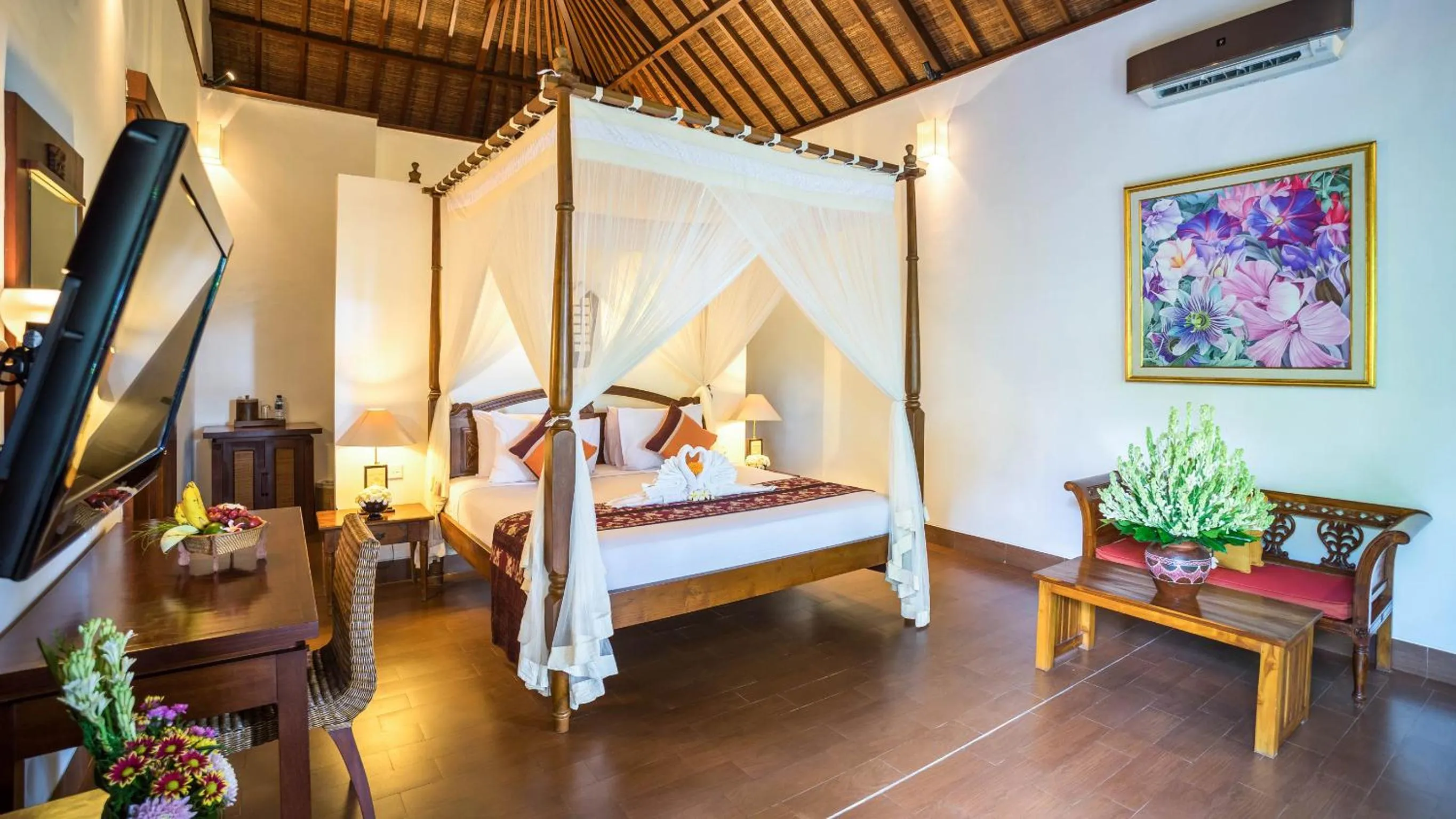 Photo of the whole room, Bed in Kori Ubud Resort, Restaurant & Spa
