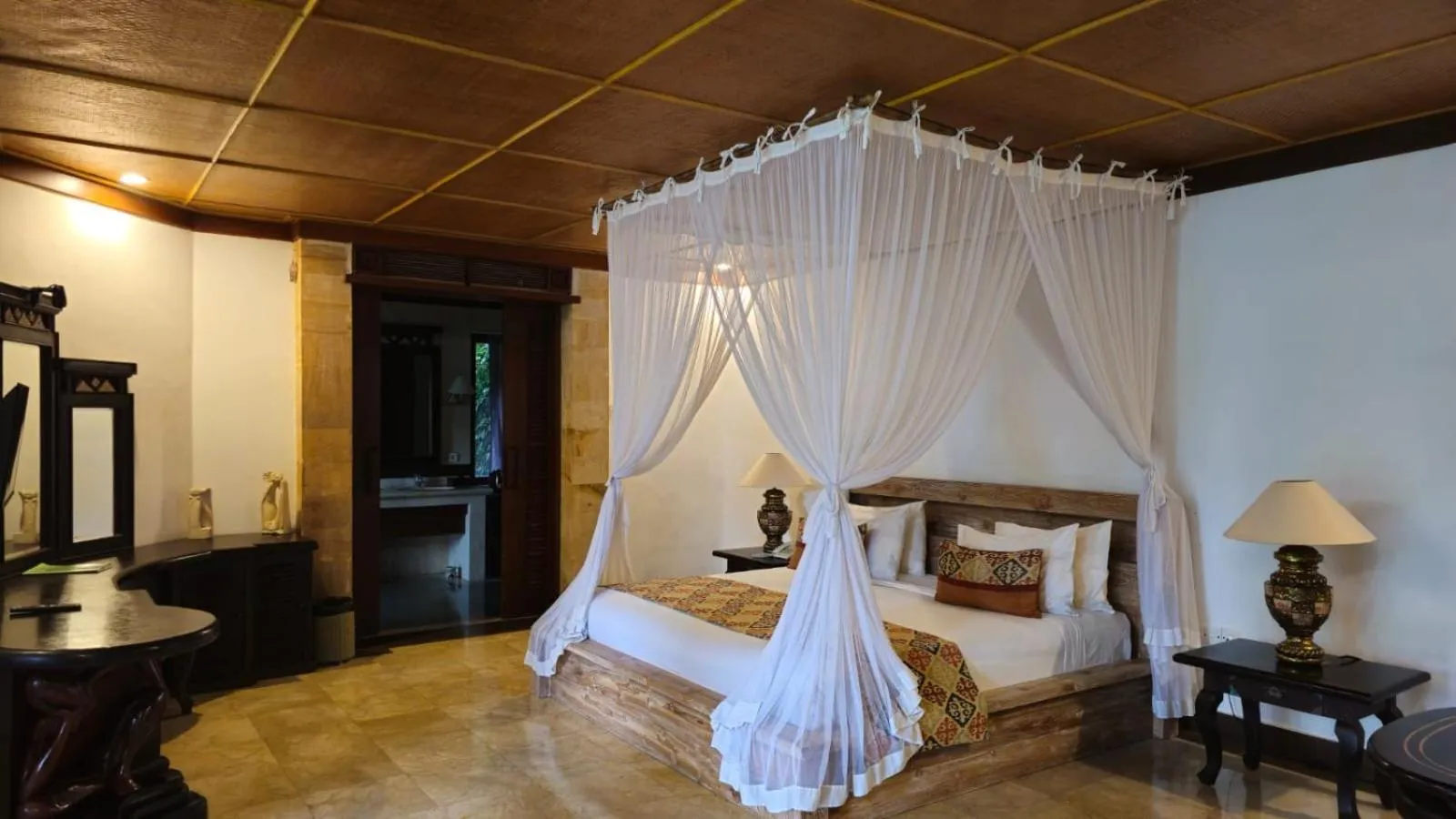 Bedroom, Bed in Kori Ubud Resort, Restaurant & Spa