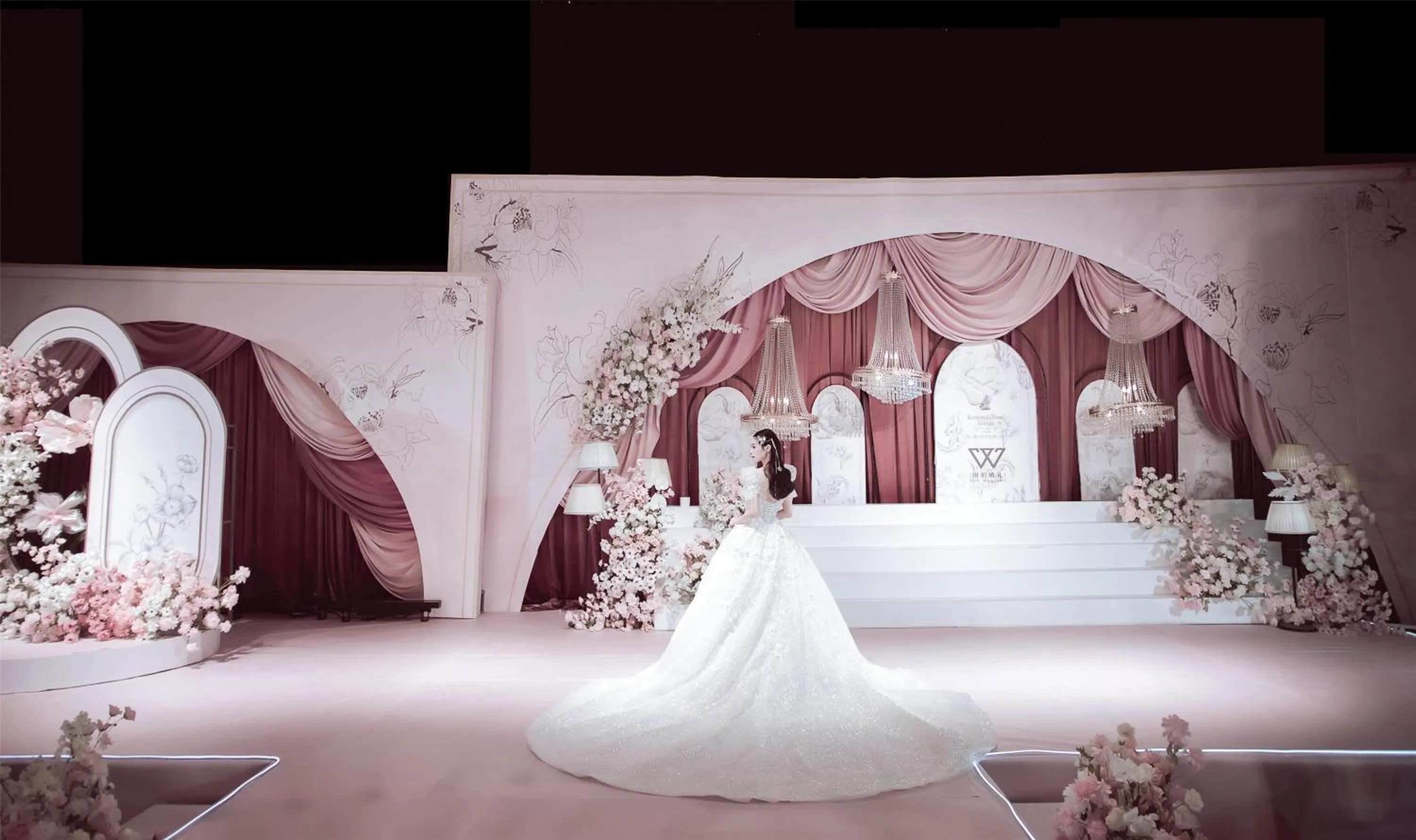 wedding, Bed in Kempinski Hotel Xiamen