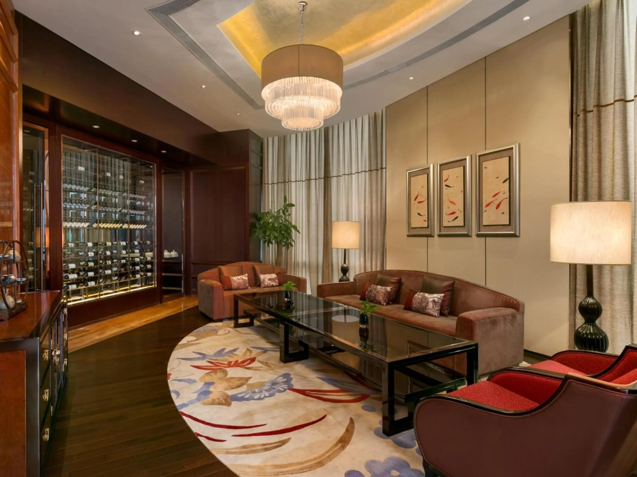 Seating area in Kempinski Hotel Xiamen