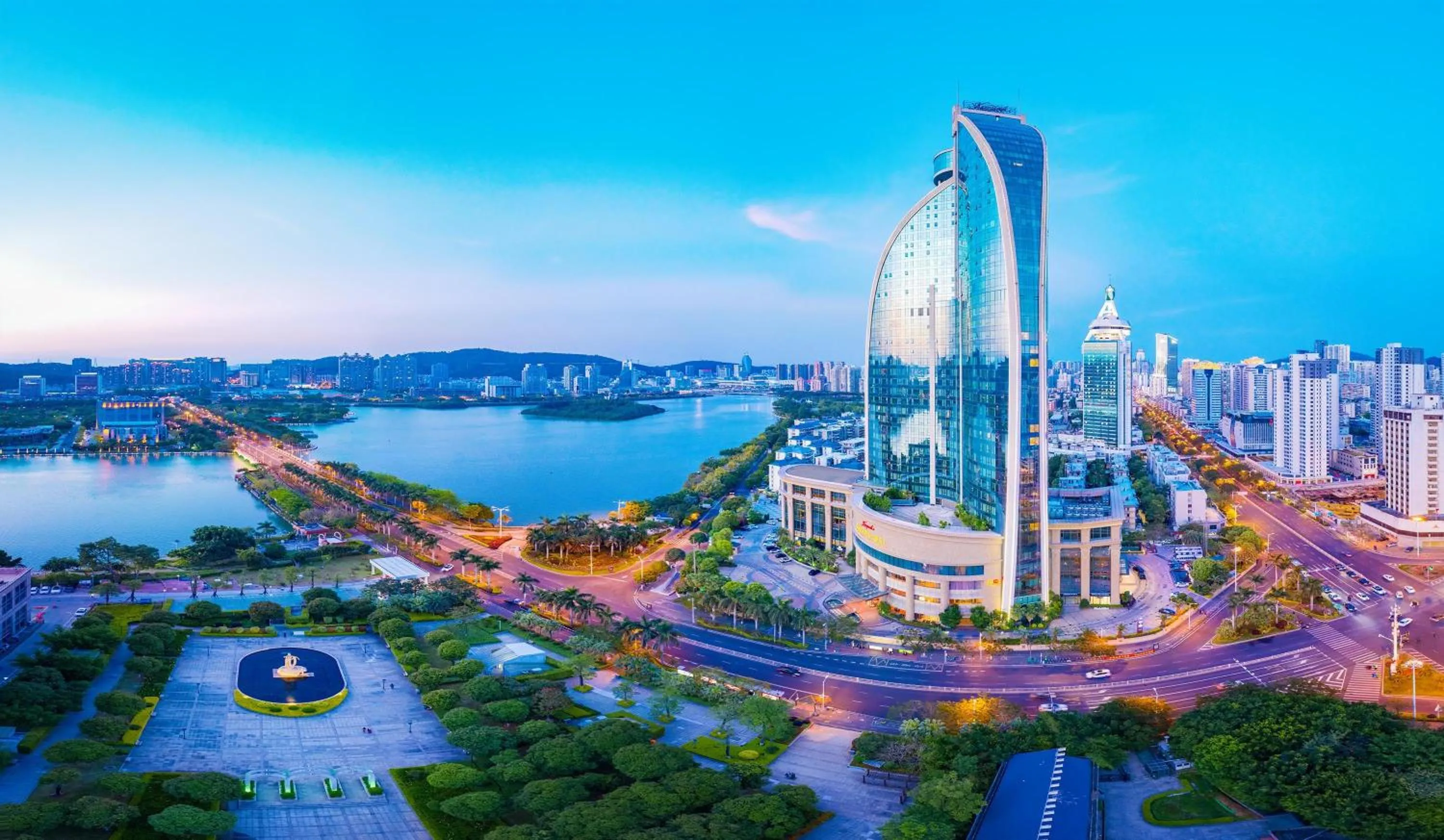 Property building in Kempinski Hotel Xiamen