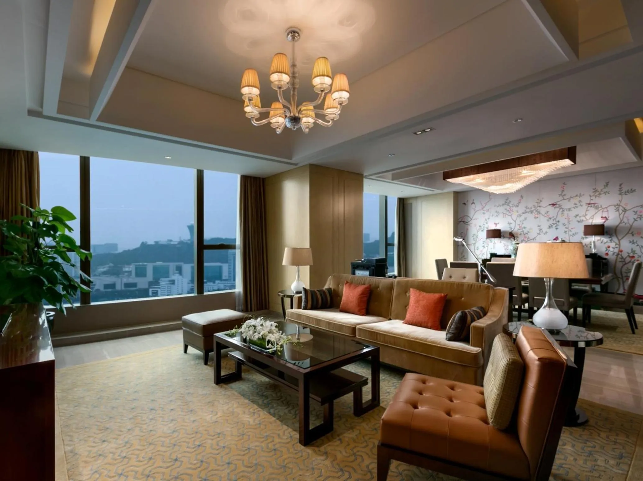 Seating area in Kempinski Hotel Xiamen