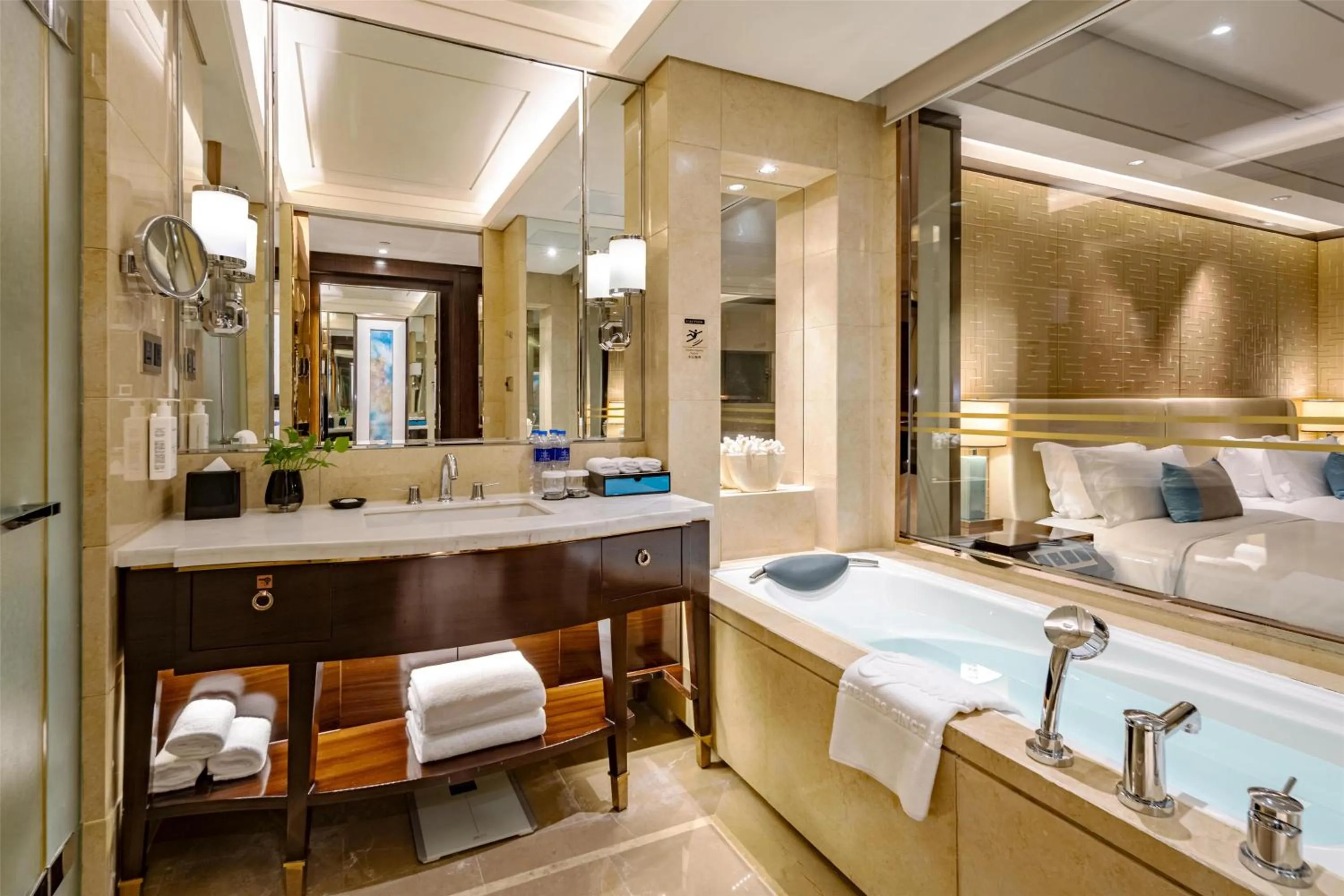 Bedroom in Kempinski Hotel Xiamen