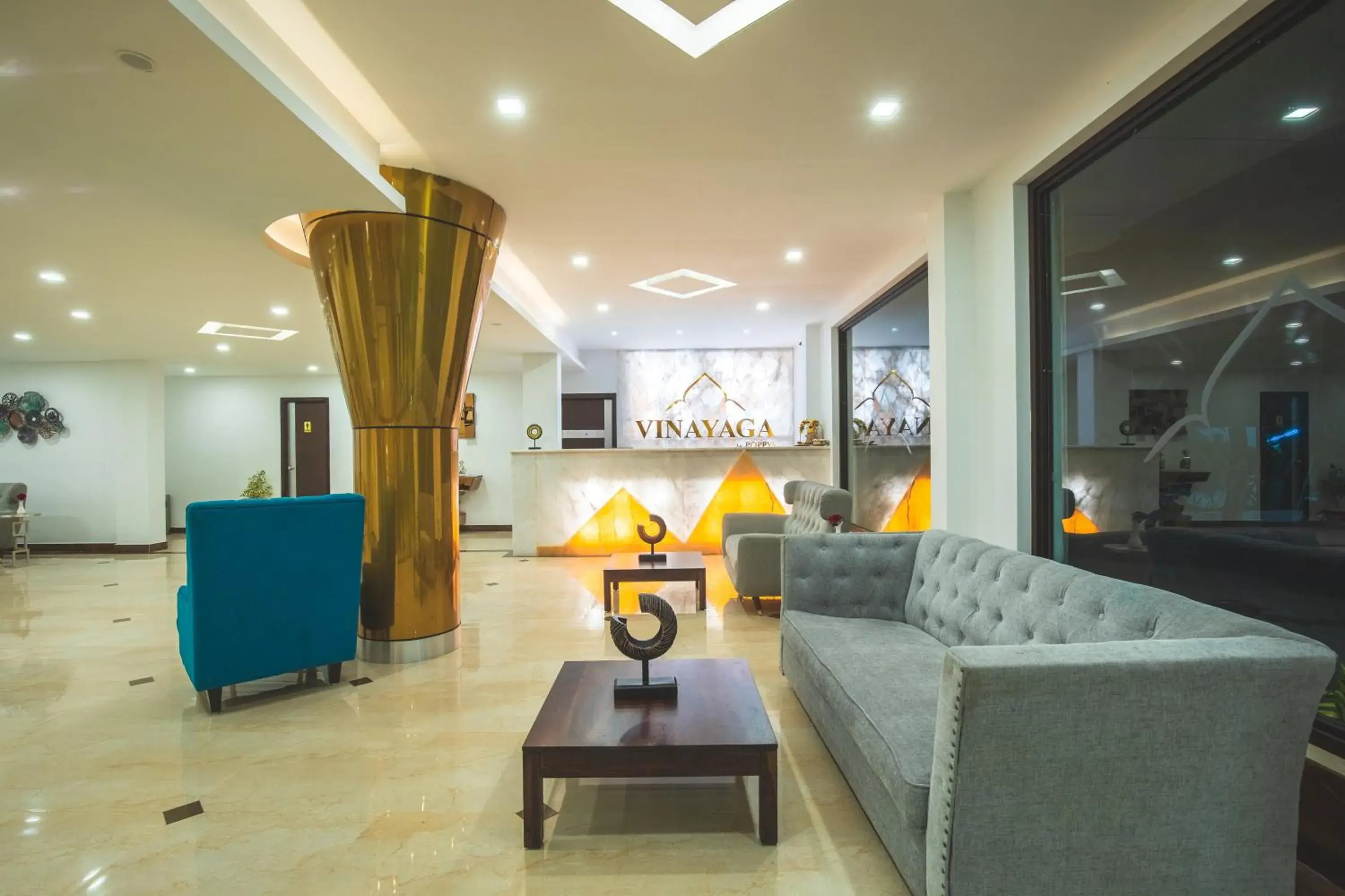 Lobby or reception in Vinayaga by Poppys, Rameshwaram Lobby or reception in Vinayaga by Poppys, Rameshwaram