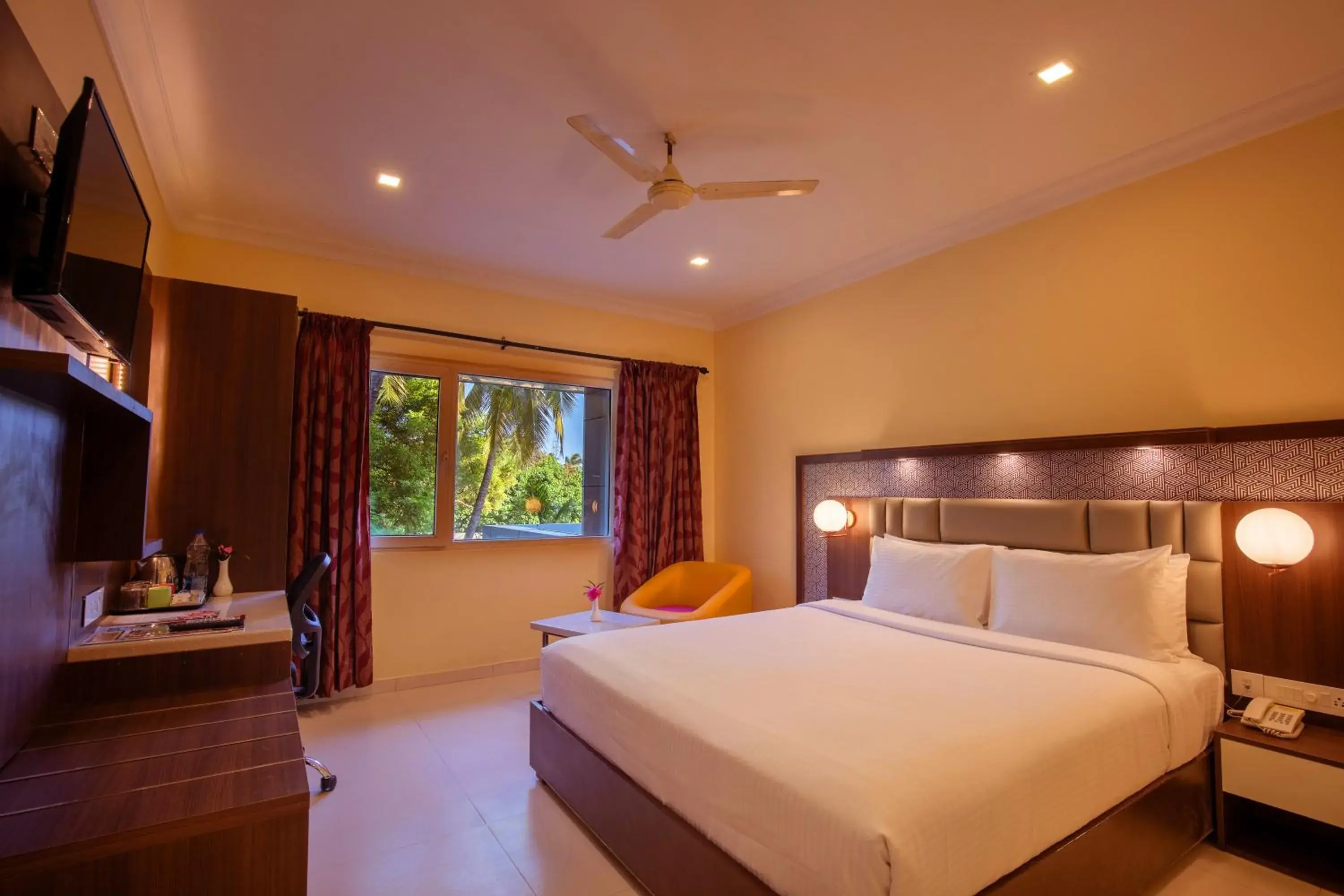 Bed in Vinayaga by Poppys, Rameshwaram Bed in Vinayaga by Poppys, Rameshwaram