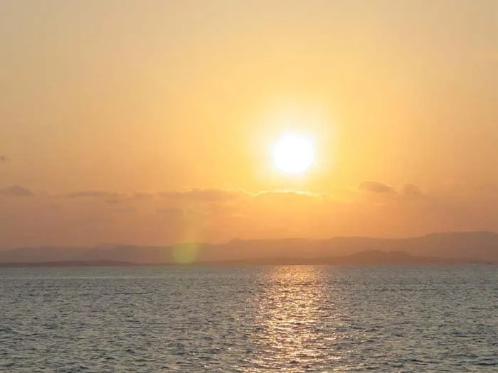 Sunset in Beach Village Nosoko