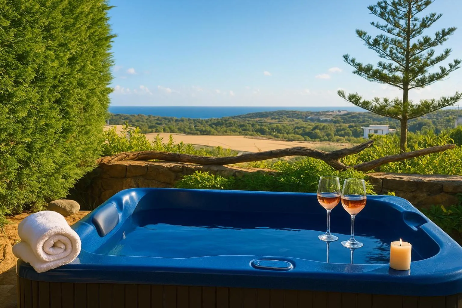 Hot Tub in Istron Breeze Cocoon