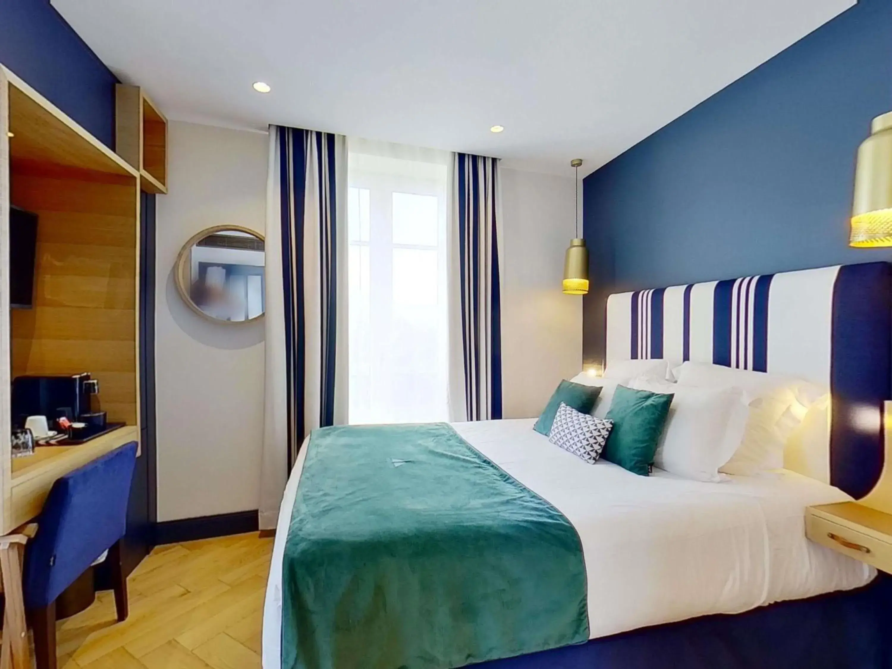 Bedroom, Bed in MADISON Saint Jean de Luz - Handwritten Collection Bedroom, Bed in MADISON Saint Jean de Luz - Handwritten Collection