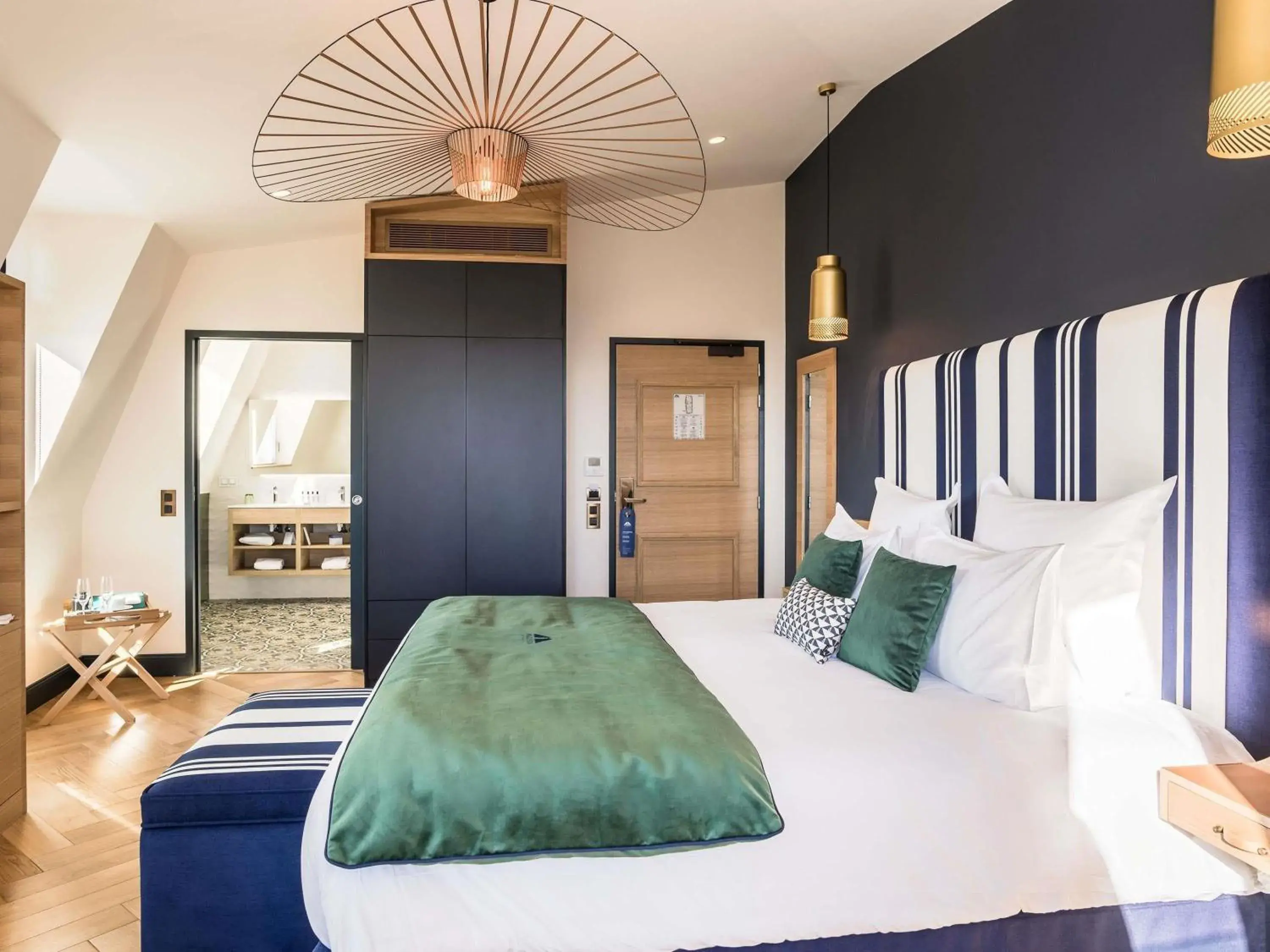 Deluxe King Room - Upper Floor in MADISON Saint Jean de Luz - Handwritten Collection Deluxe King Room - Upper Floor in MADISON Saint Jean de Luz - Handwritten Collection