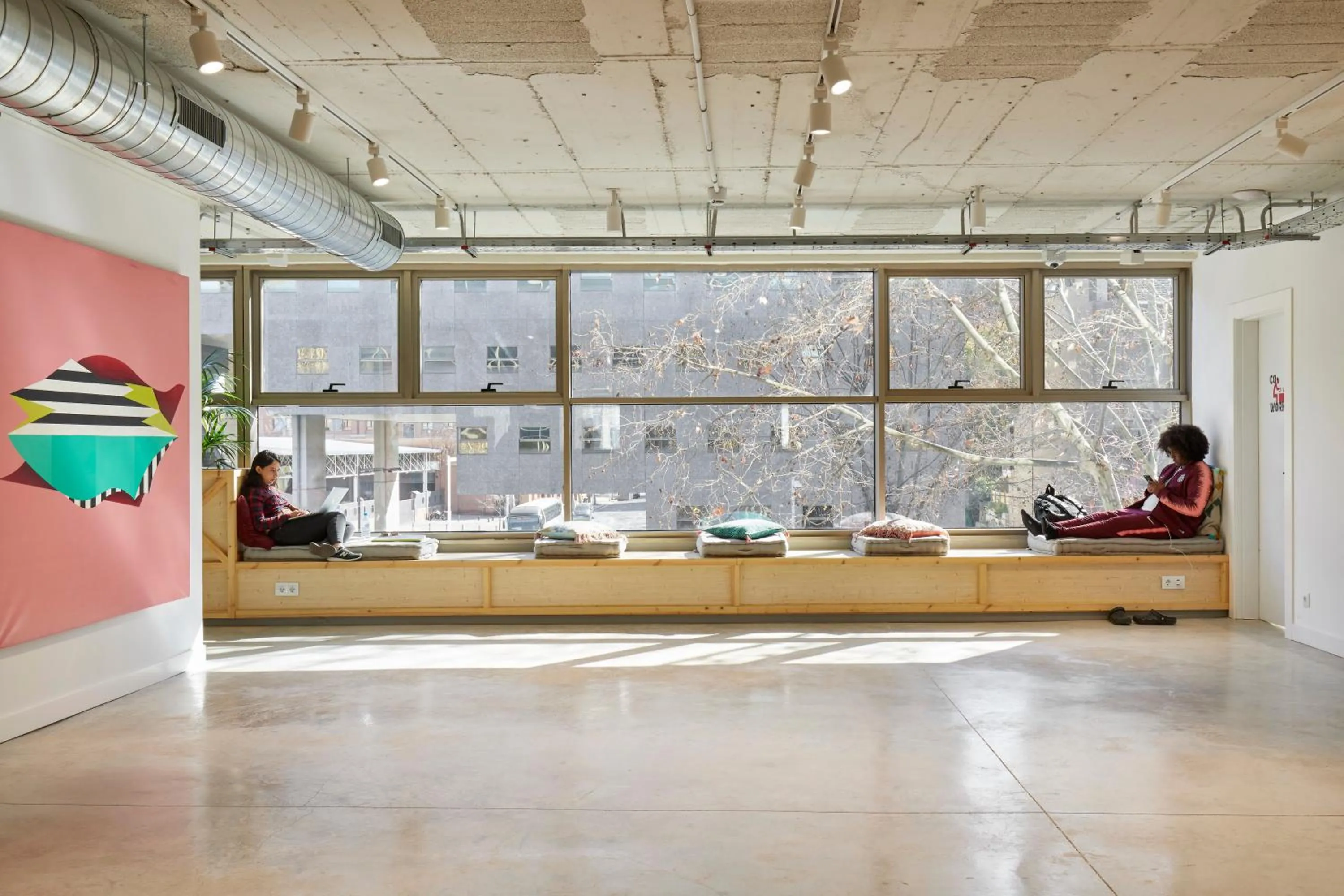 Decorative detail in Unite Hostel Barcelona