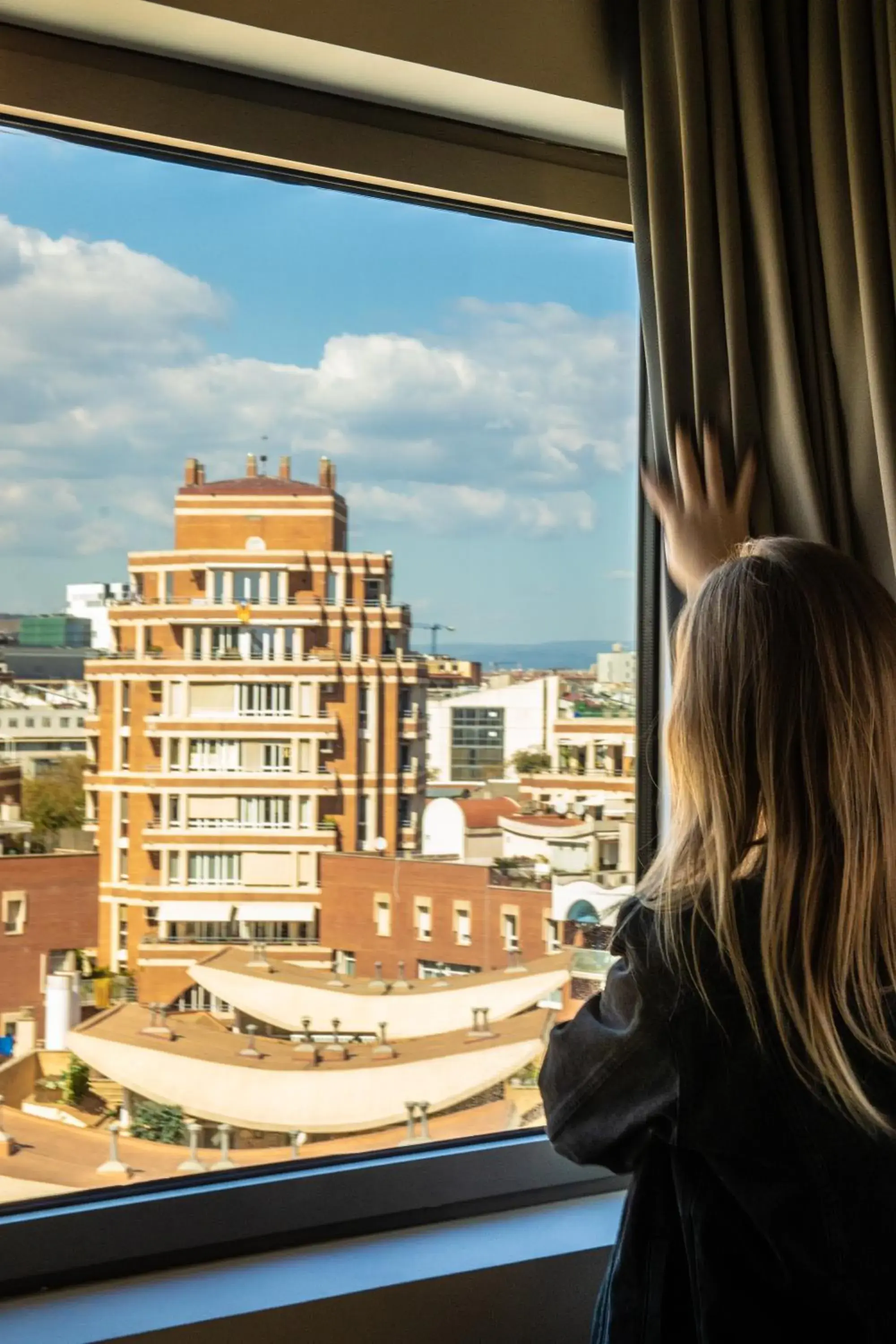 City view in Unite Hostel Barcelona City view in Unite Hostel Barcelona