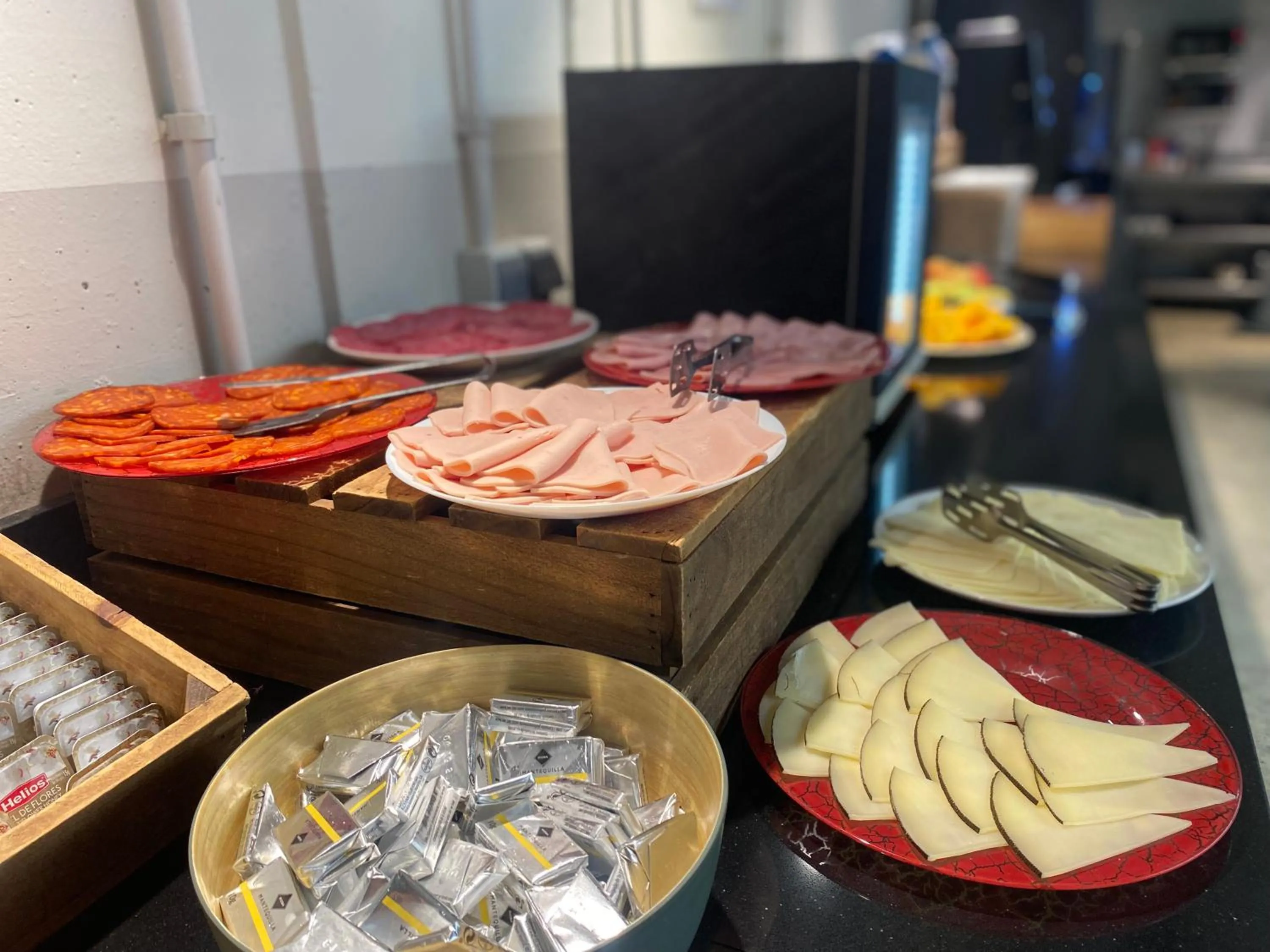 Breakfast in Unite Hostel Barcelona