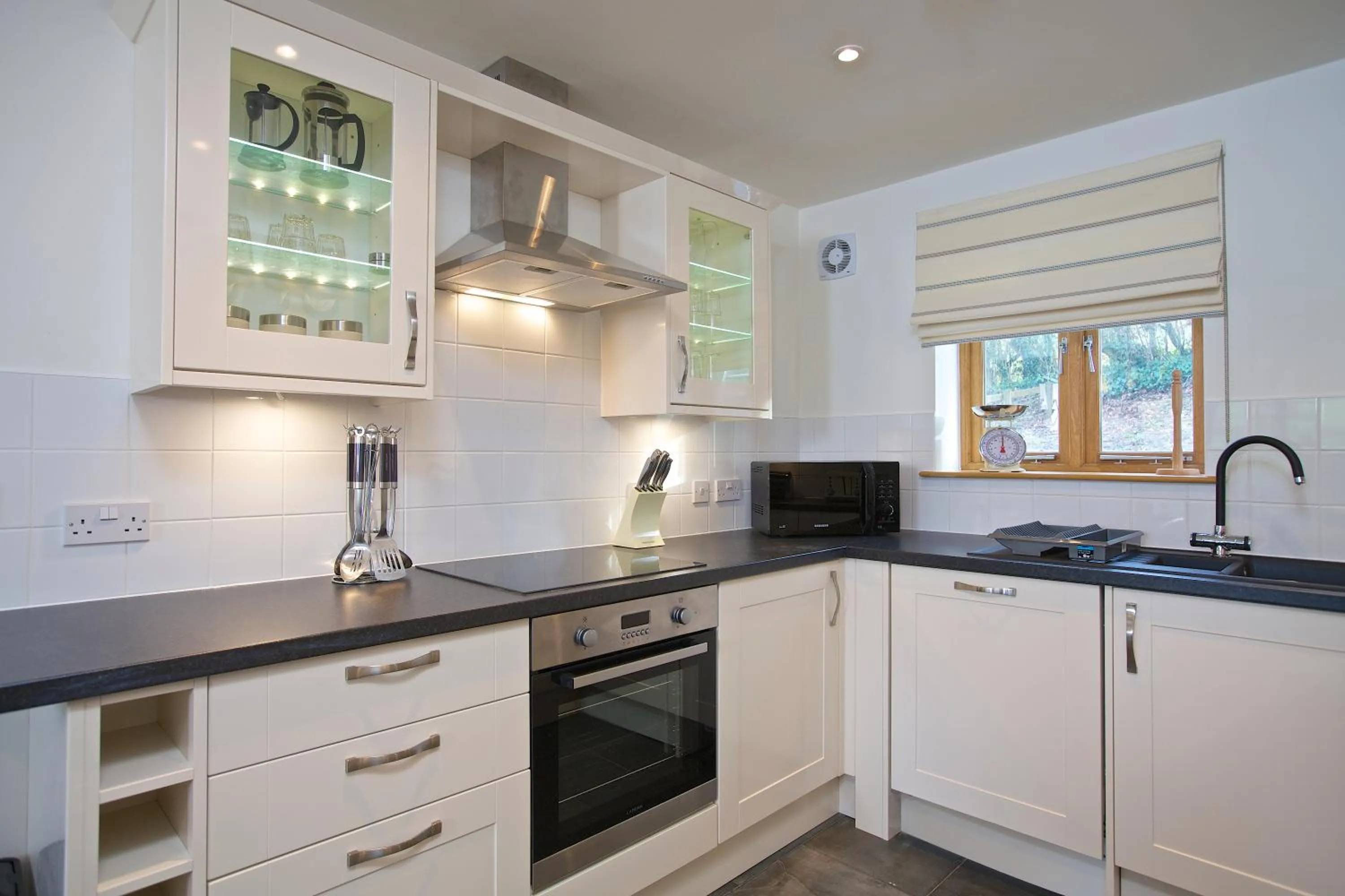 Kitchen or kitchenette in Dartmouth Green Lodges