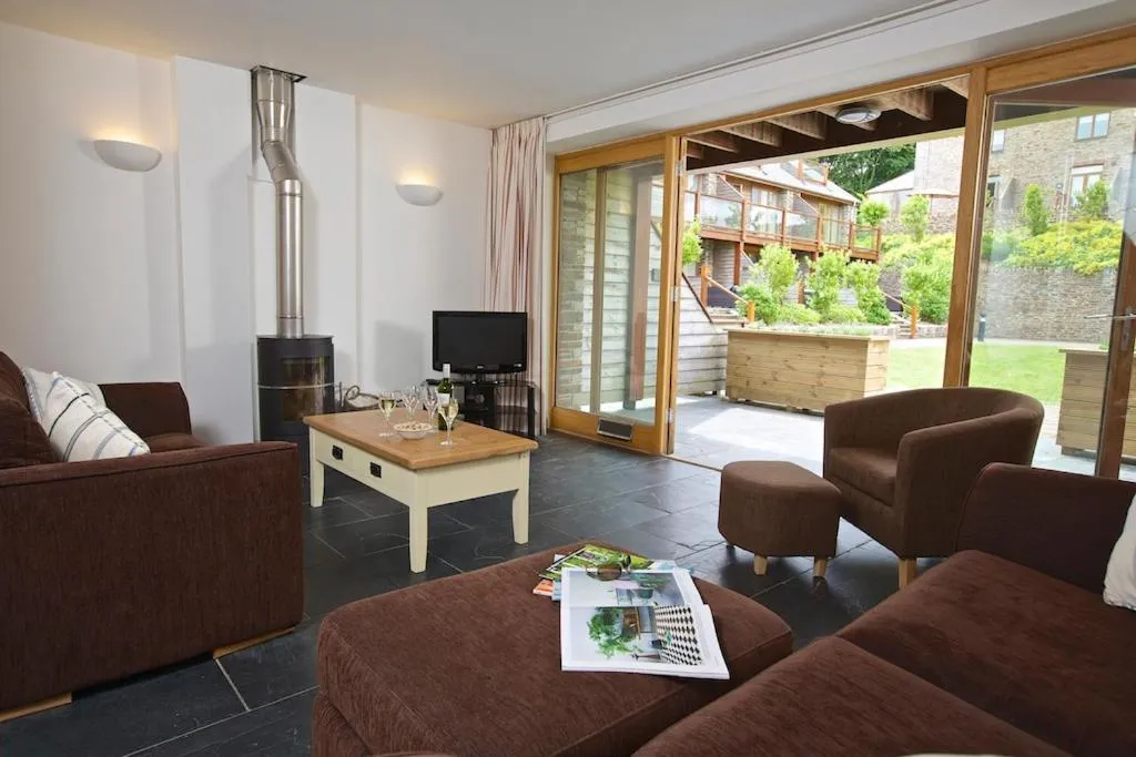 Living room in Dartmouth Green Lodges