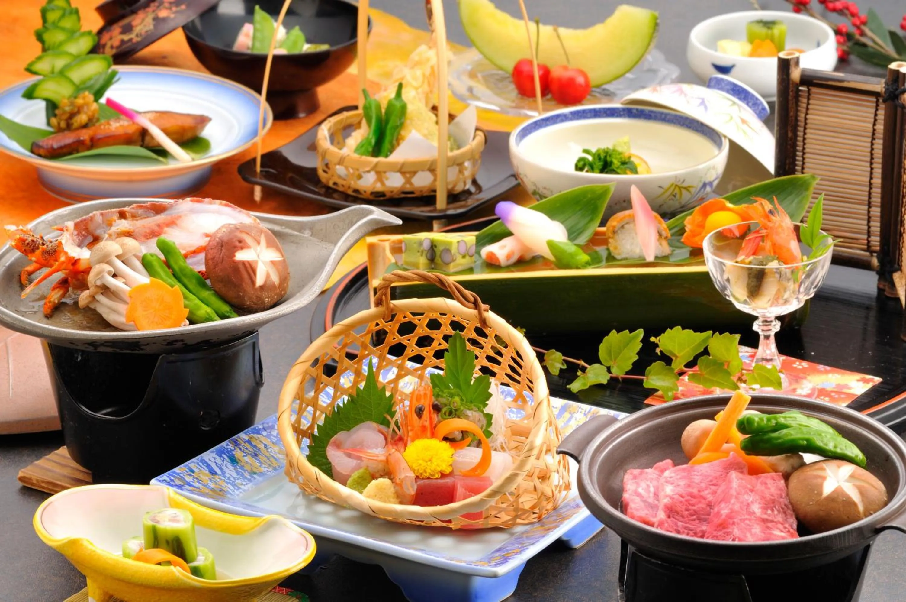 Food in Izuajiro-onsen Shoufuen