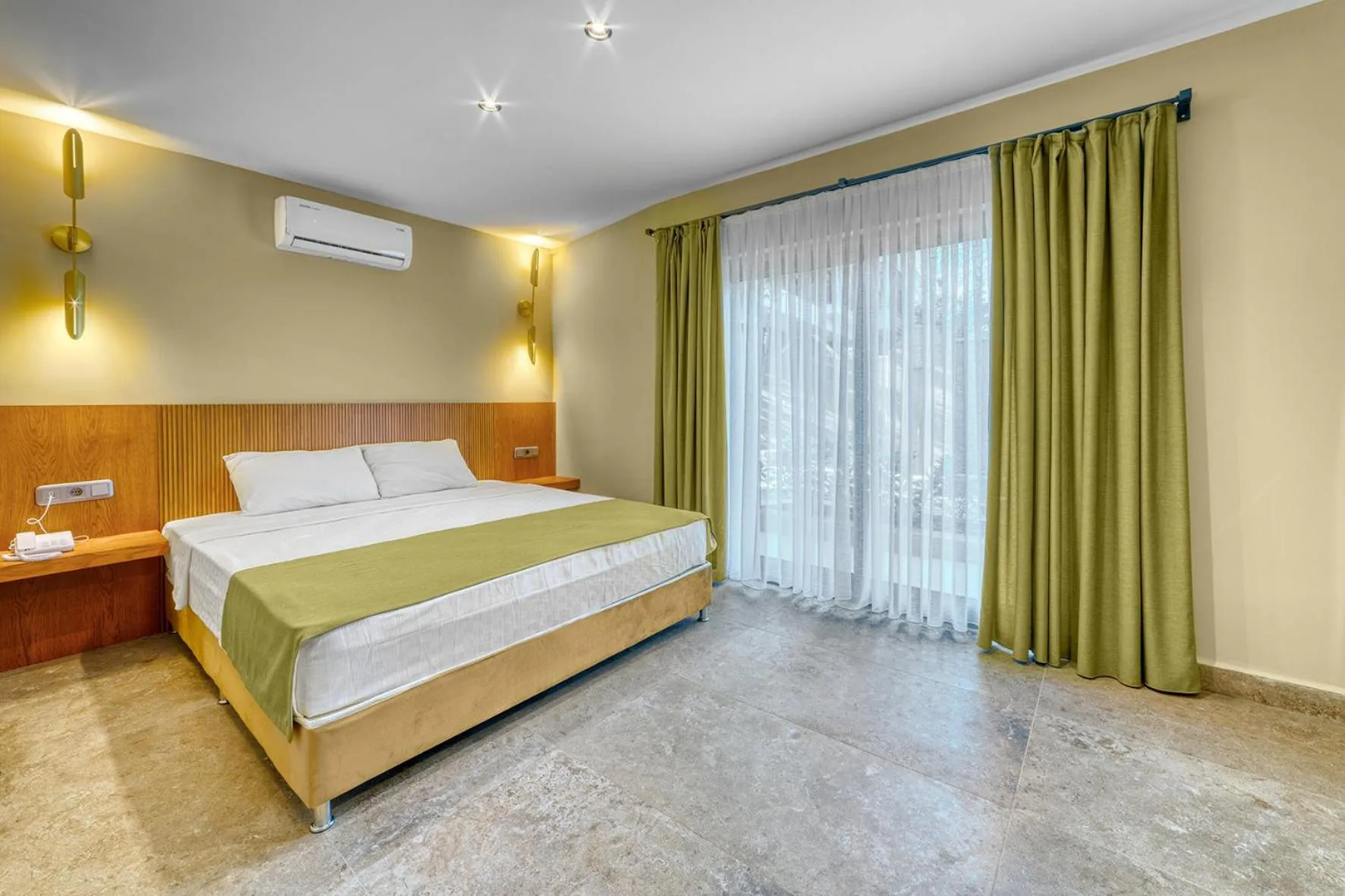 Bed in Yeniacun Apart Hotel