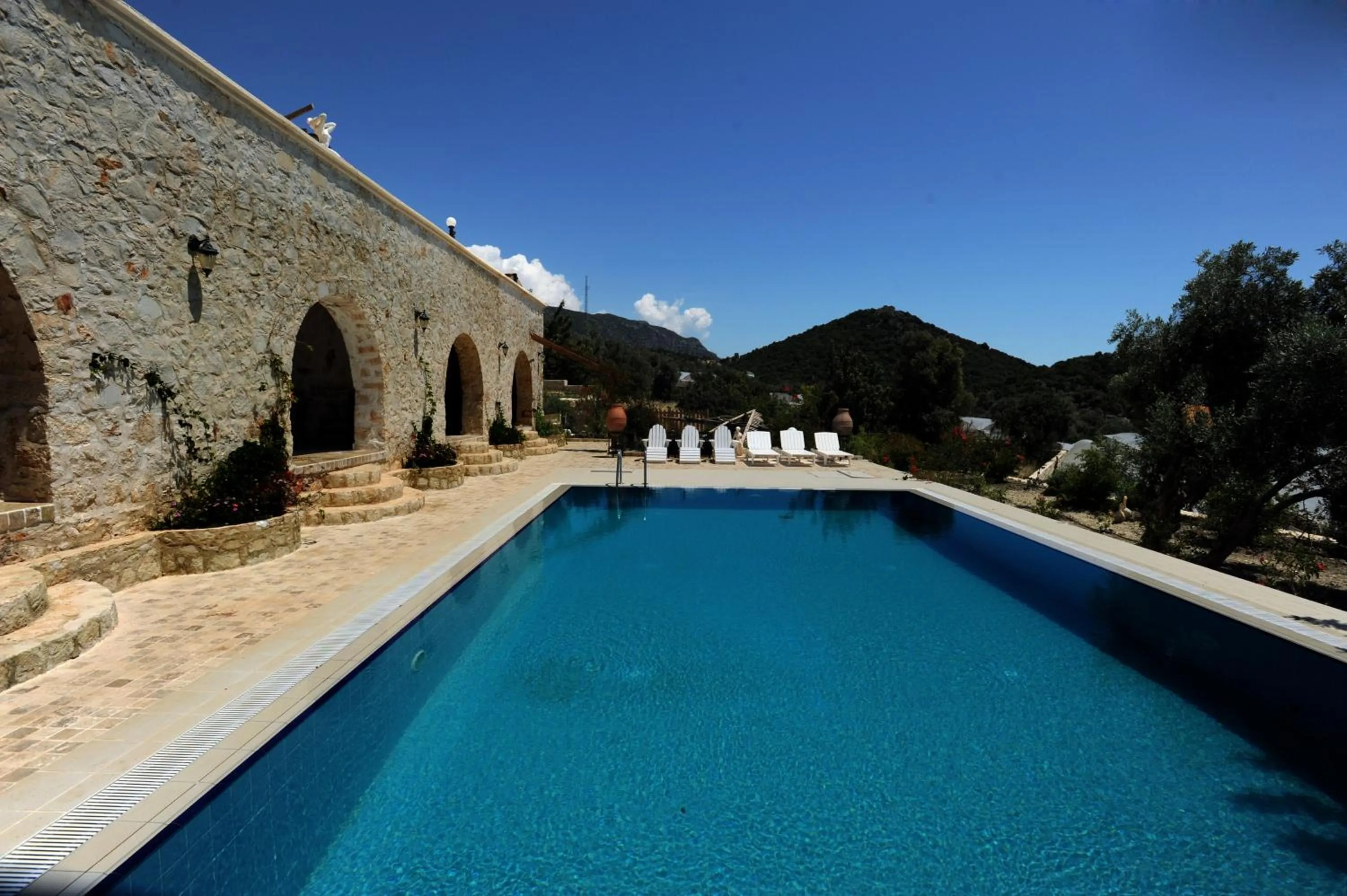 Pool view in Likya Yolu Palas Hotel