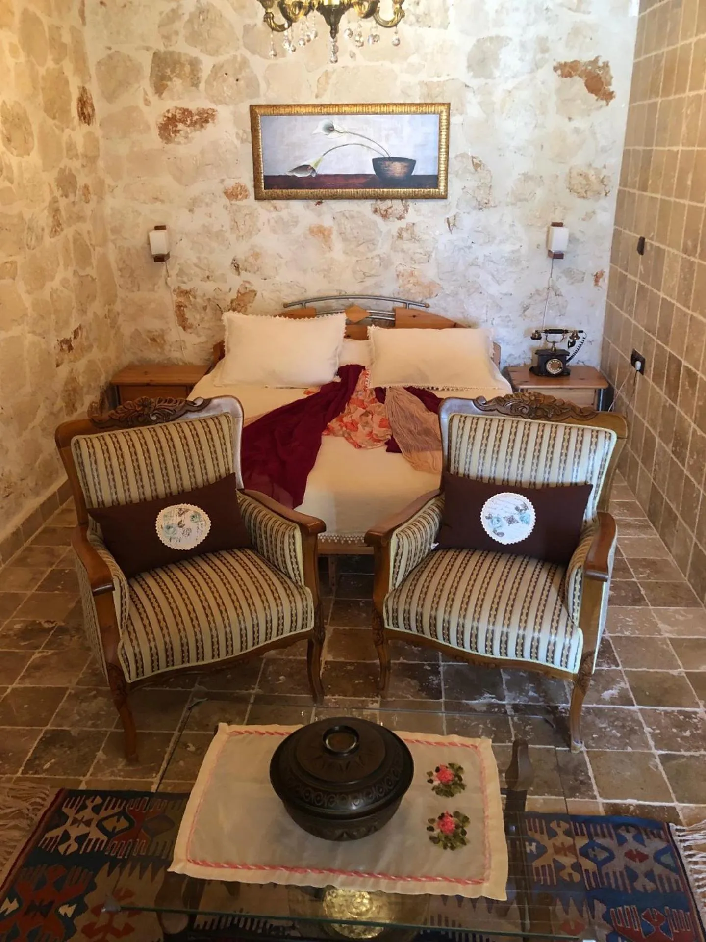 Bed in Likya Yolu Palas Hotel