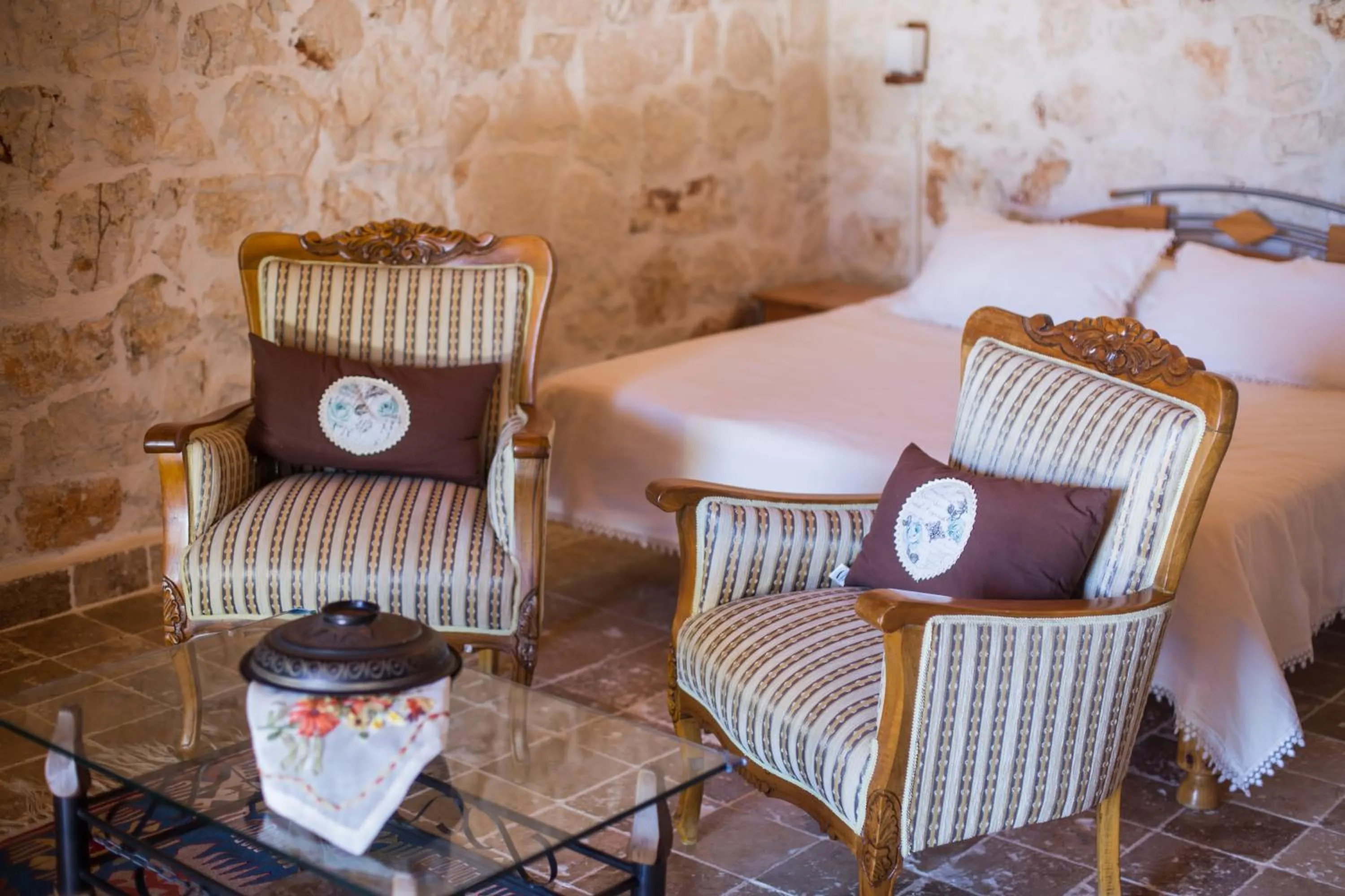 Bed in Likya Yolu Palas Hotel