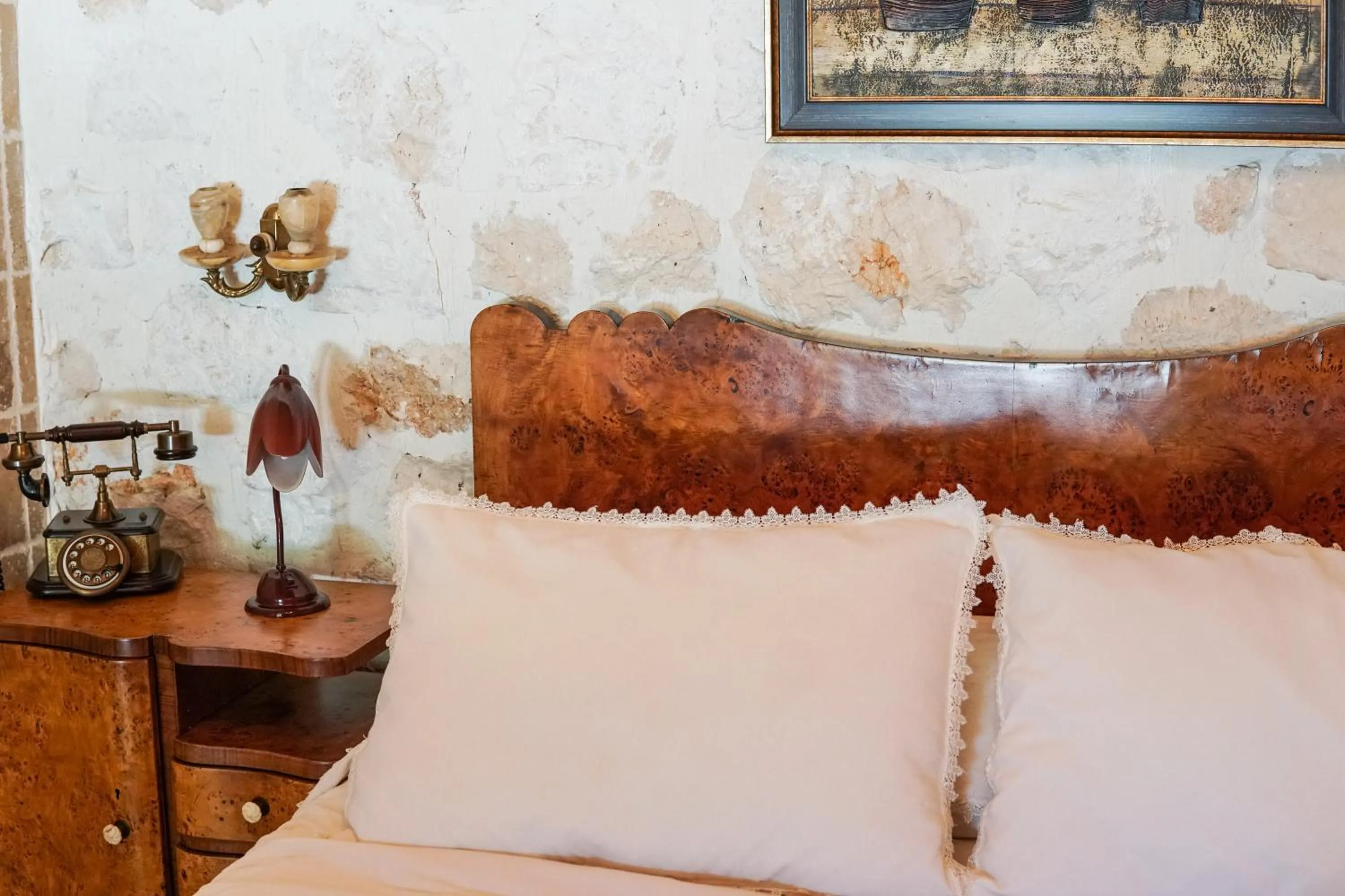 Bed in Likya Yolu Palas Hotel