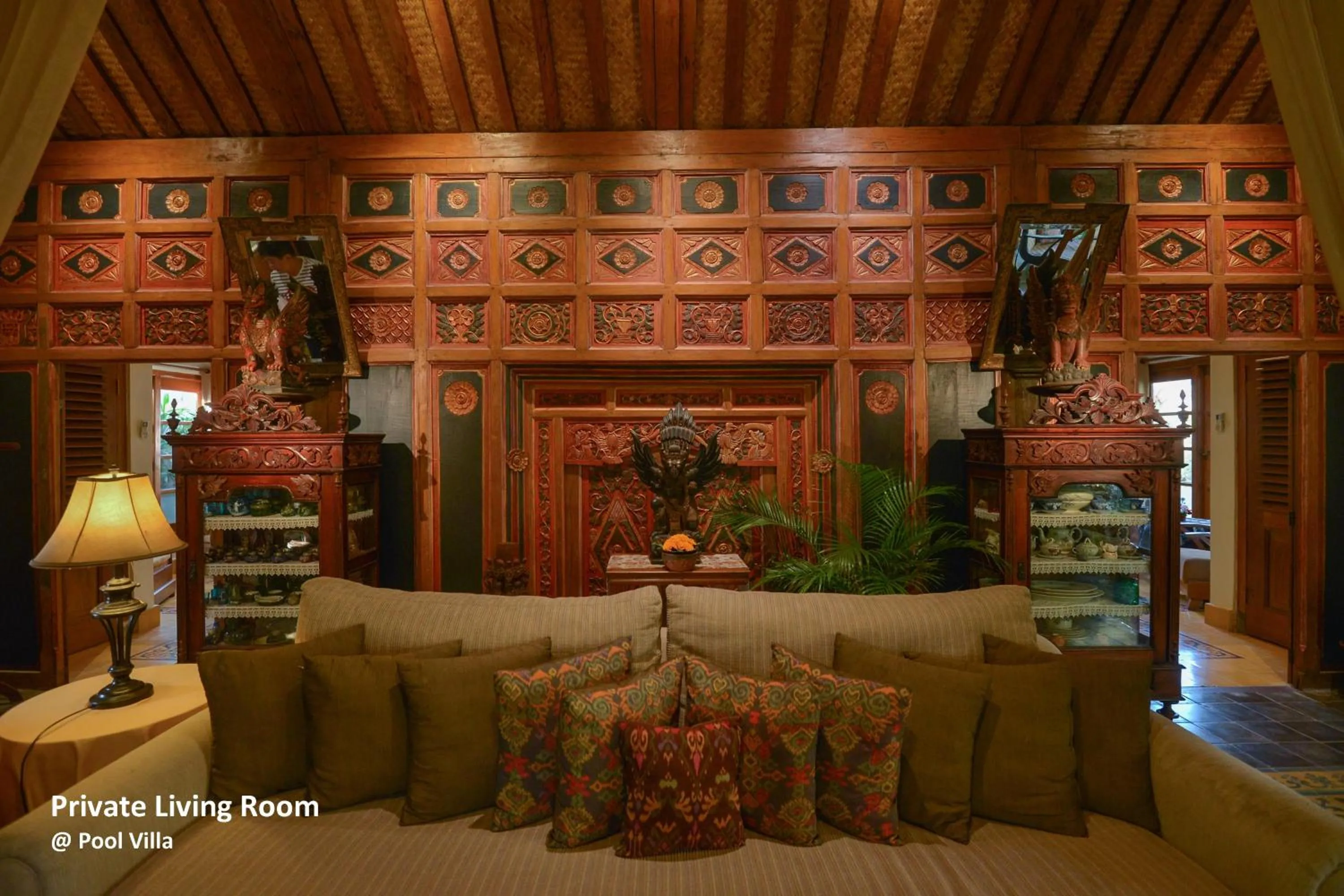 Living room in Ubud Syailendra Villas