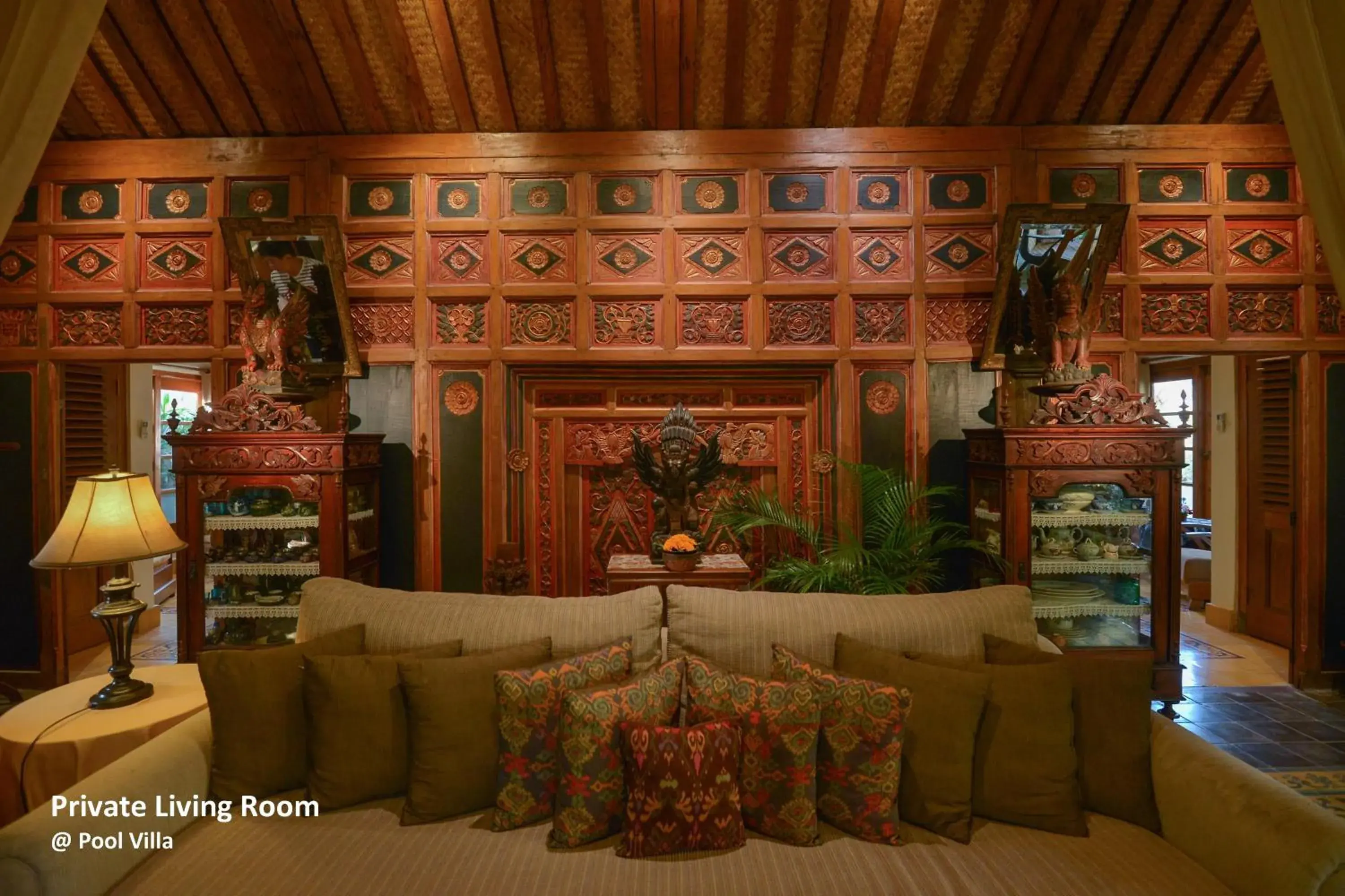 Living room in Ubud Syailendra Villas Living room in Ubud Syailendra Villas