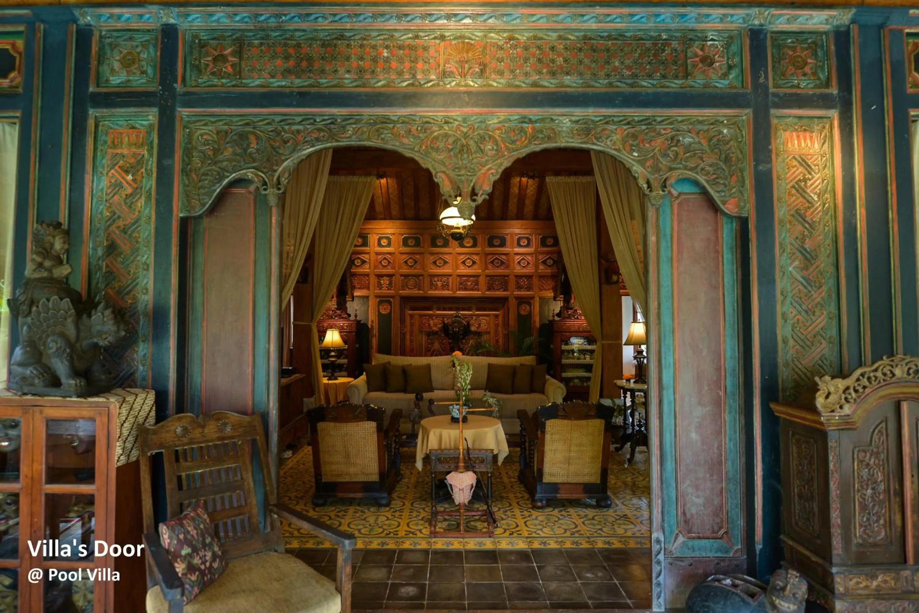 Decorative detail in Ubud Syailendra Villas