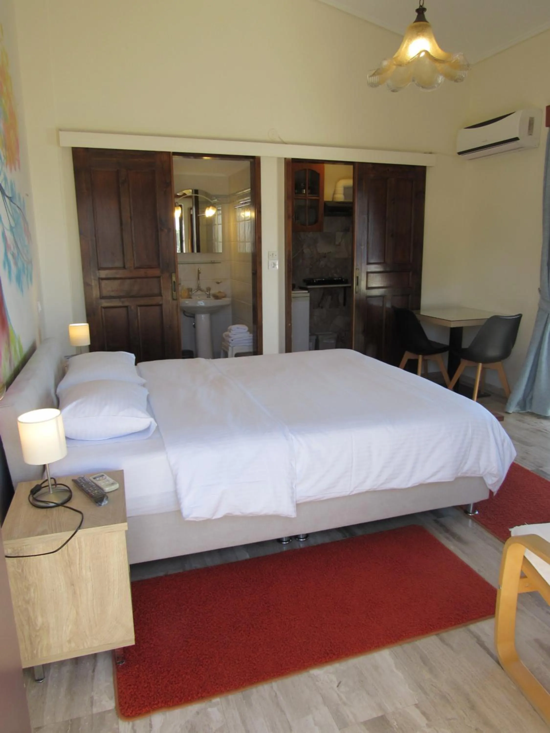 Bed in Kallisto studios